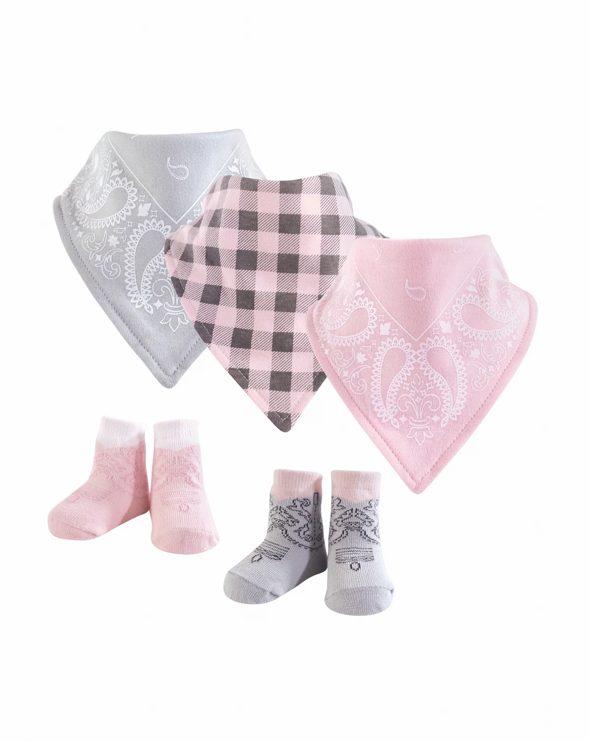 Cotton Bib and Sock Set