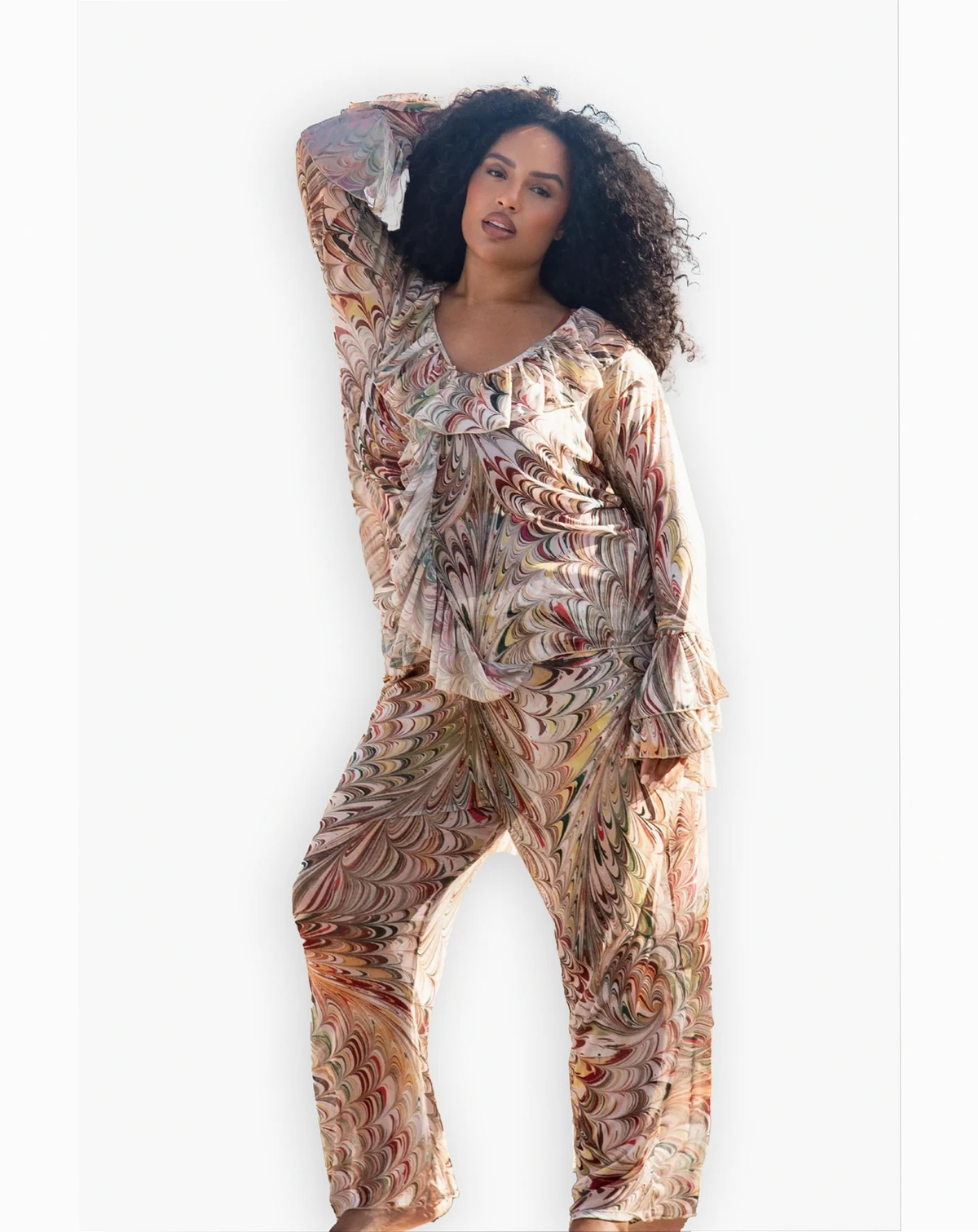 Curve Wide Leg Resort Trouser