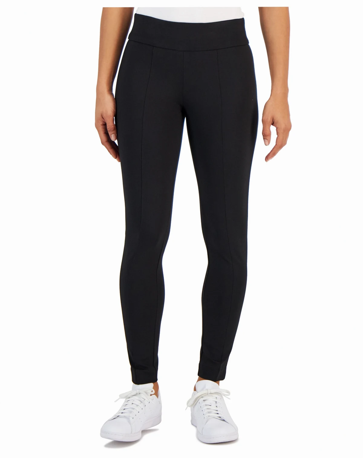 Women's Mid Rise Pull-on Skinny Compression Pant