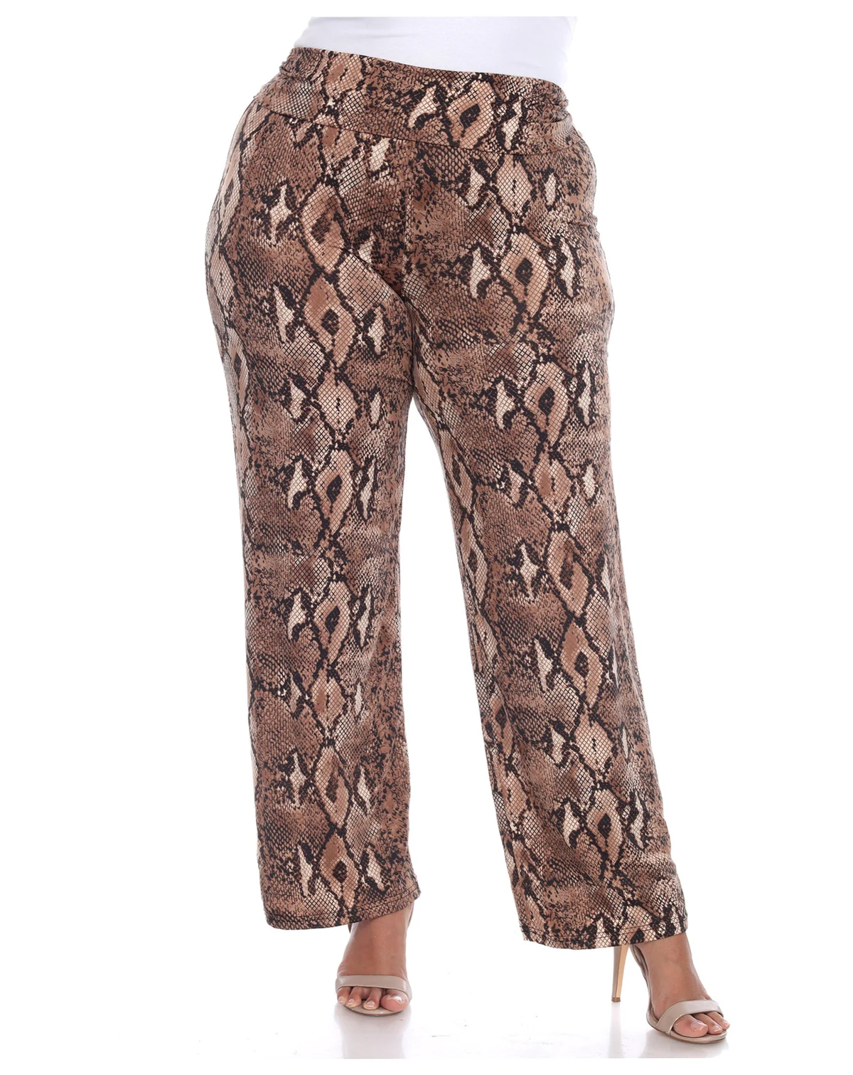 Plus Size Printed Palazzo Pants