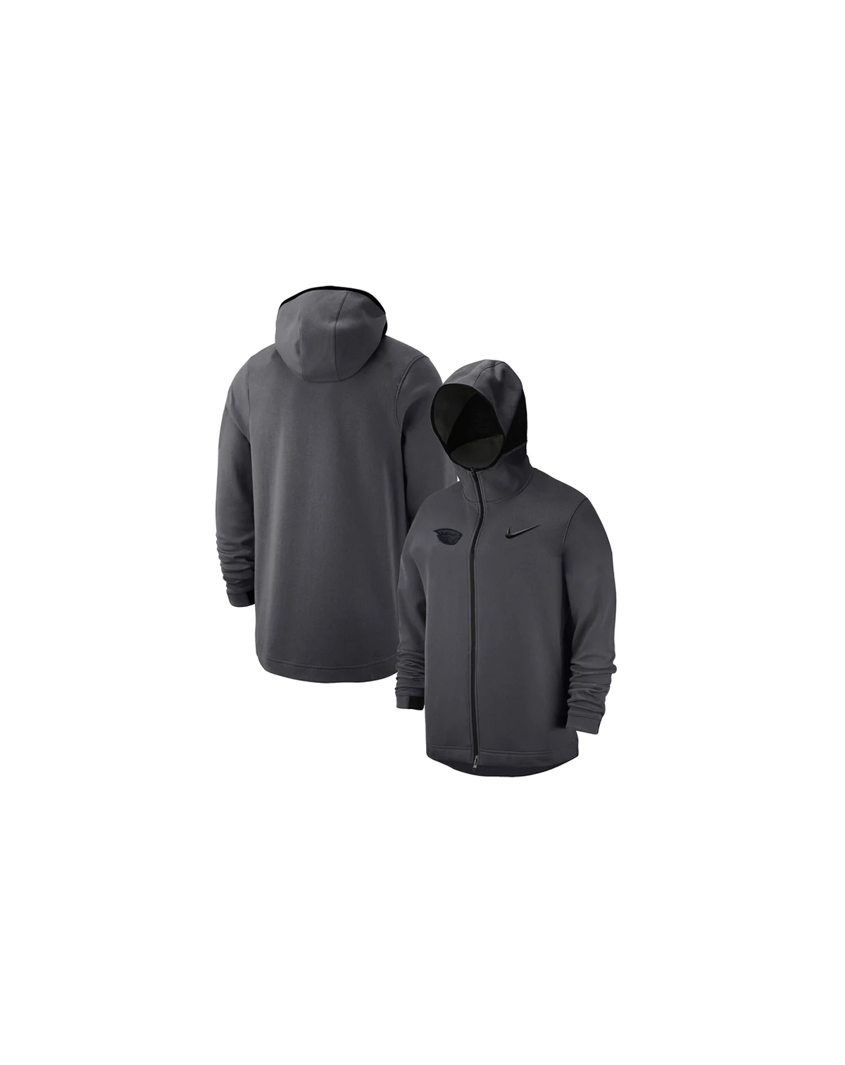 Men's Anthracite Oregon State Beavers Tonal Showtime Full-Zip Hoodie Jacket