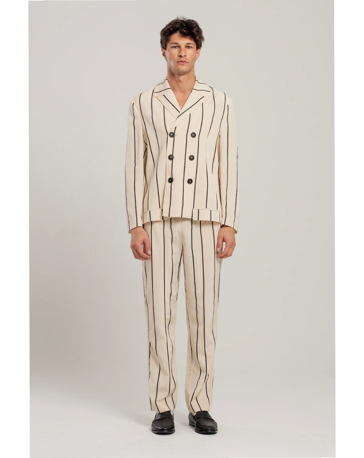 Men's Free Heaven Kutnia Striped Oversized Blazer