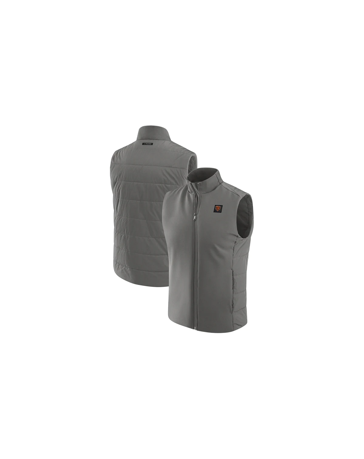 Men's Graphite Chicago Bears Front Office Full-Zip Vest