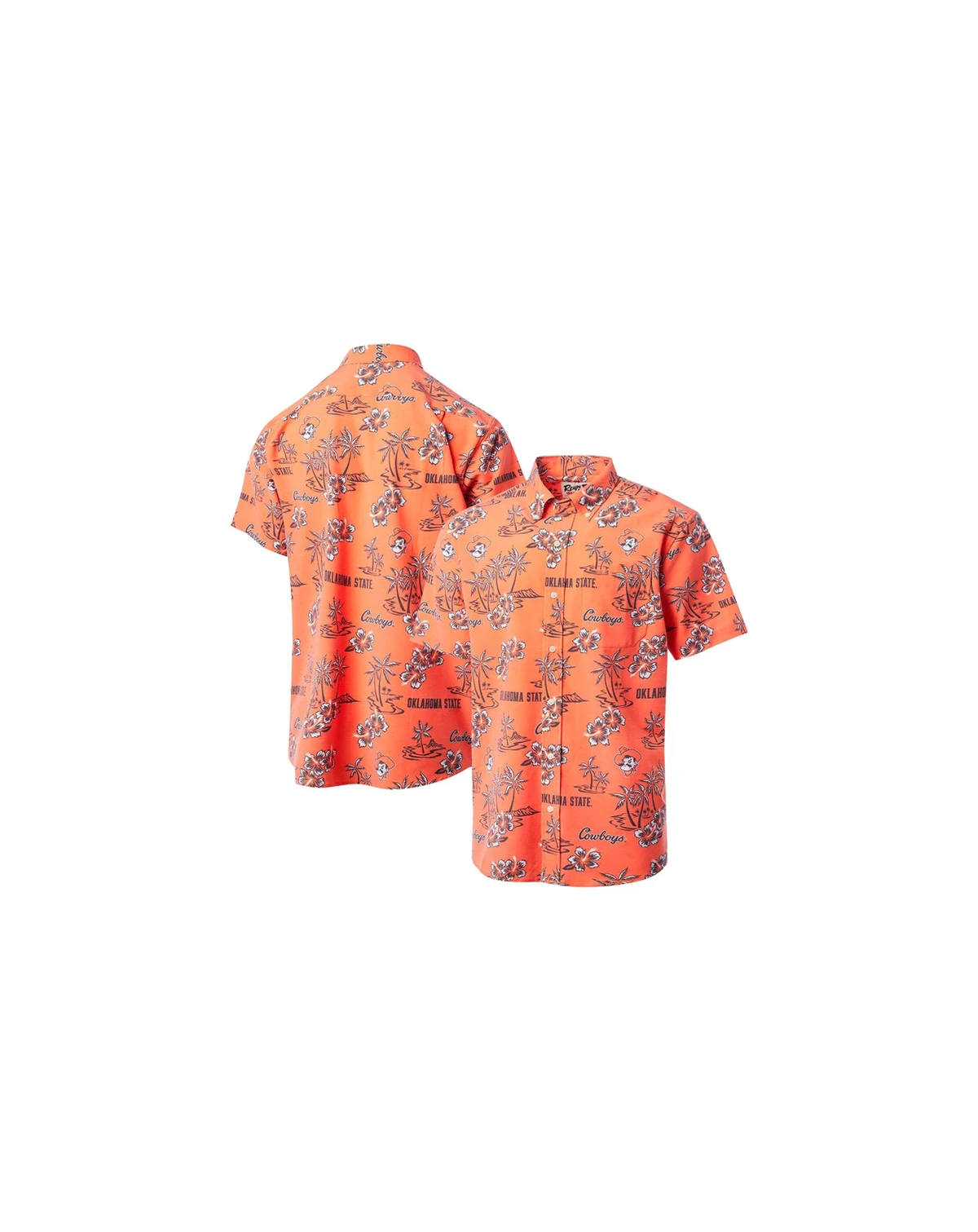Men's Orange Oklahoma State Cowboys Classic Button-Up Shirt