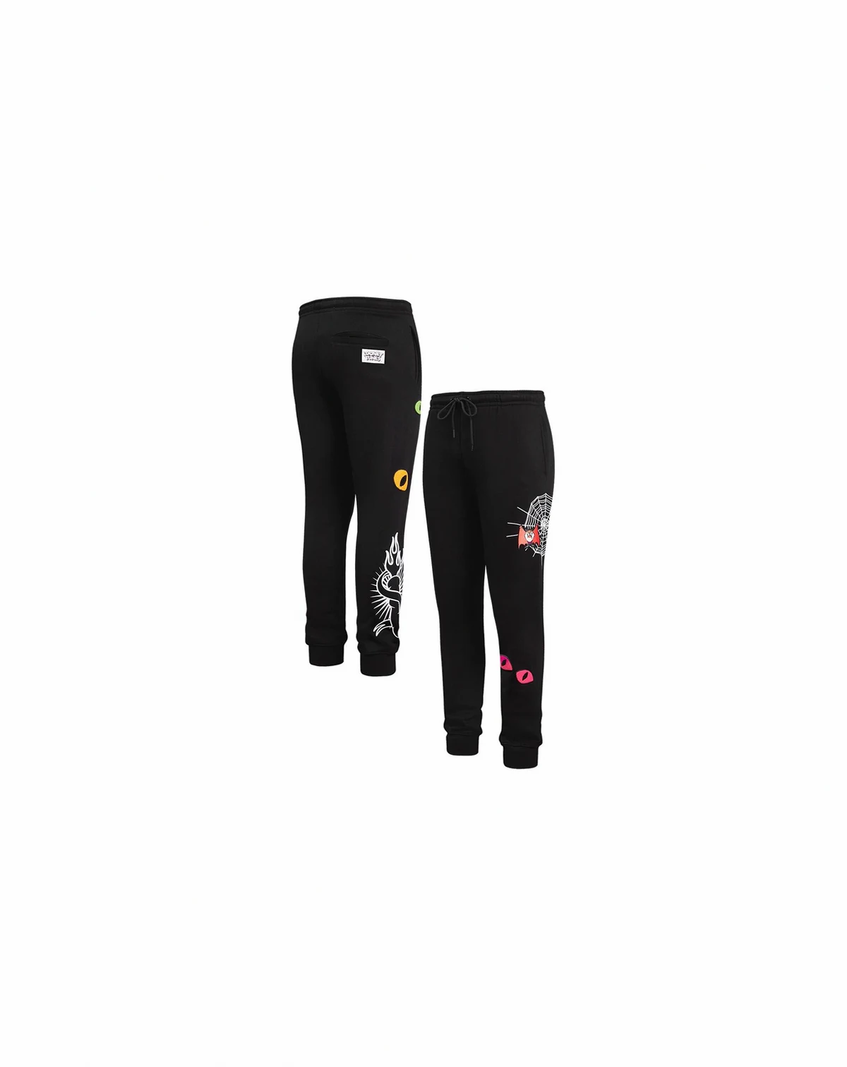 Men's Black Looney Tunes Taz Dracula Jogger Pants