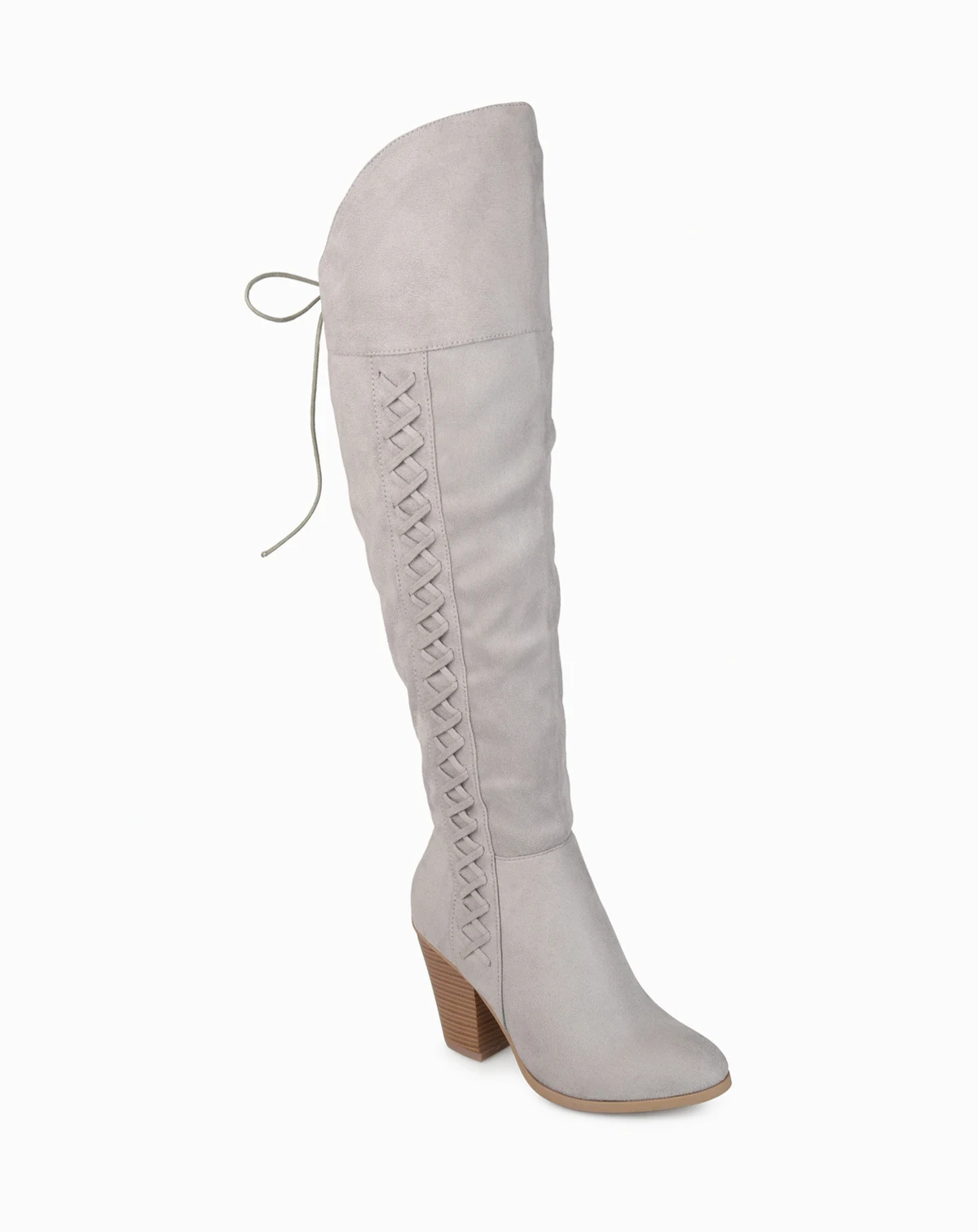 Women's Spritz Wide Calf Lace Up Over The Knee Boots