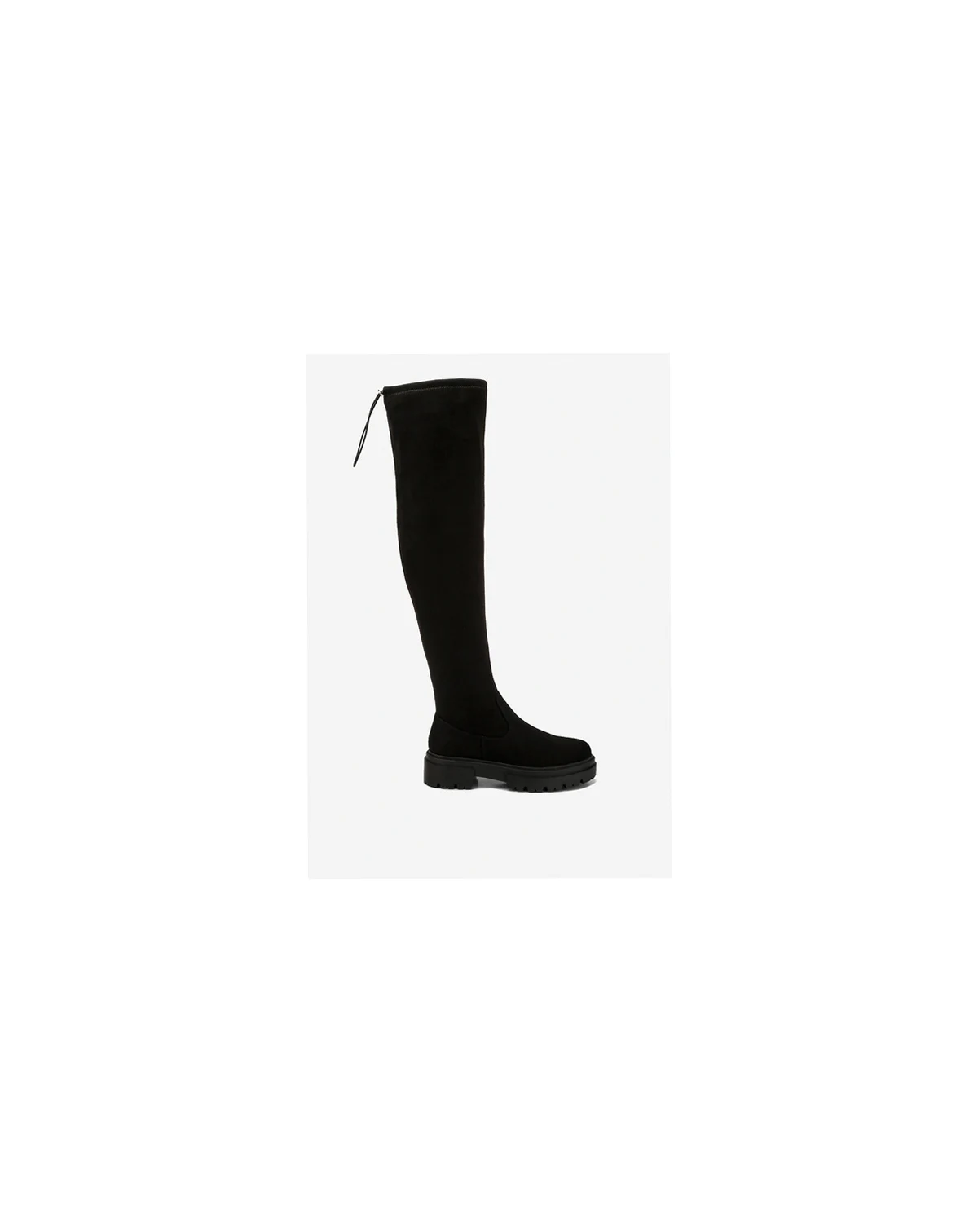 babette drawstring detail over the knee boots