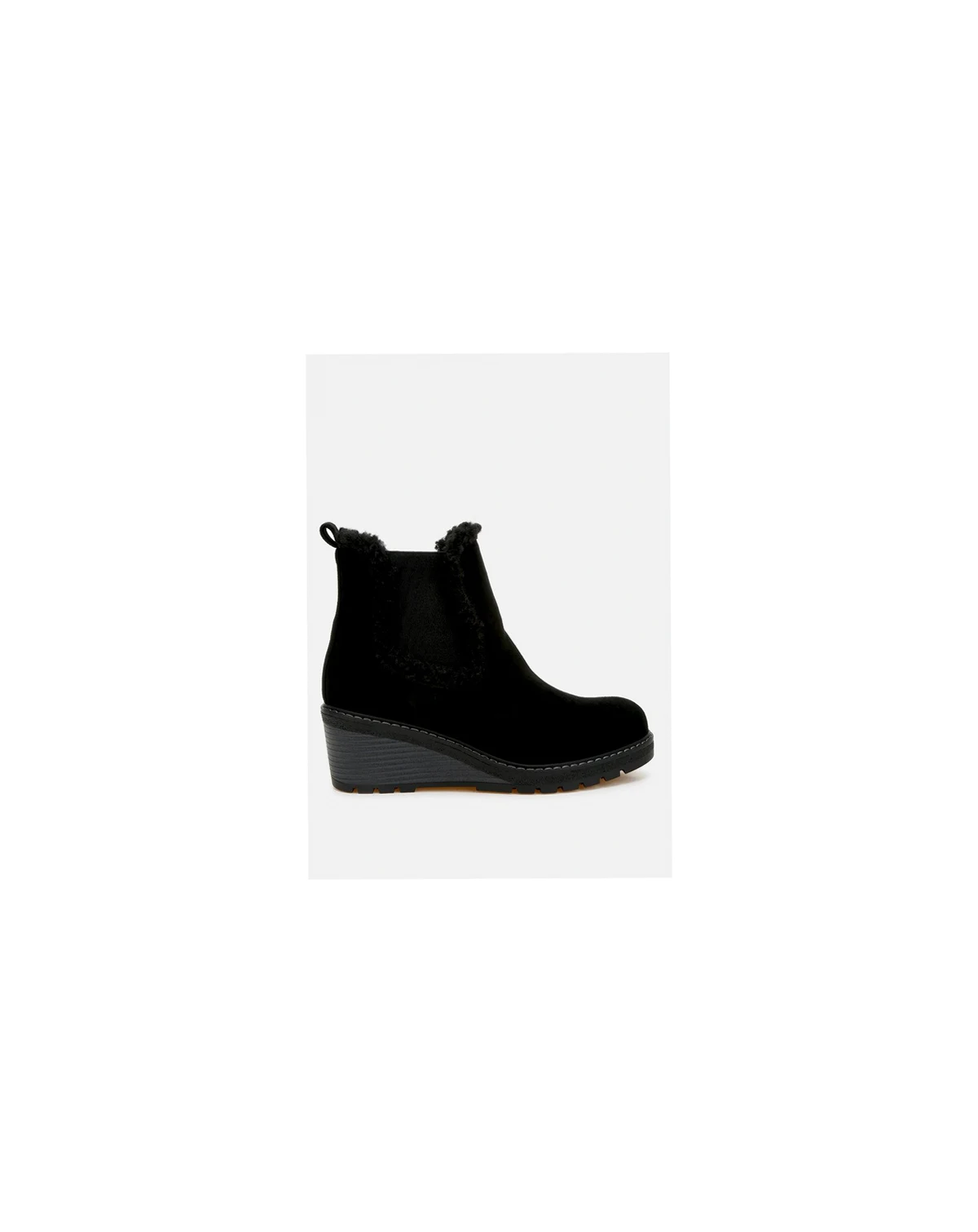 Womens Thunderhoof Faux Fur Lined Chelsea Boots
