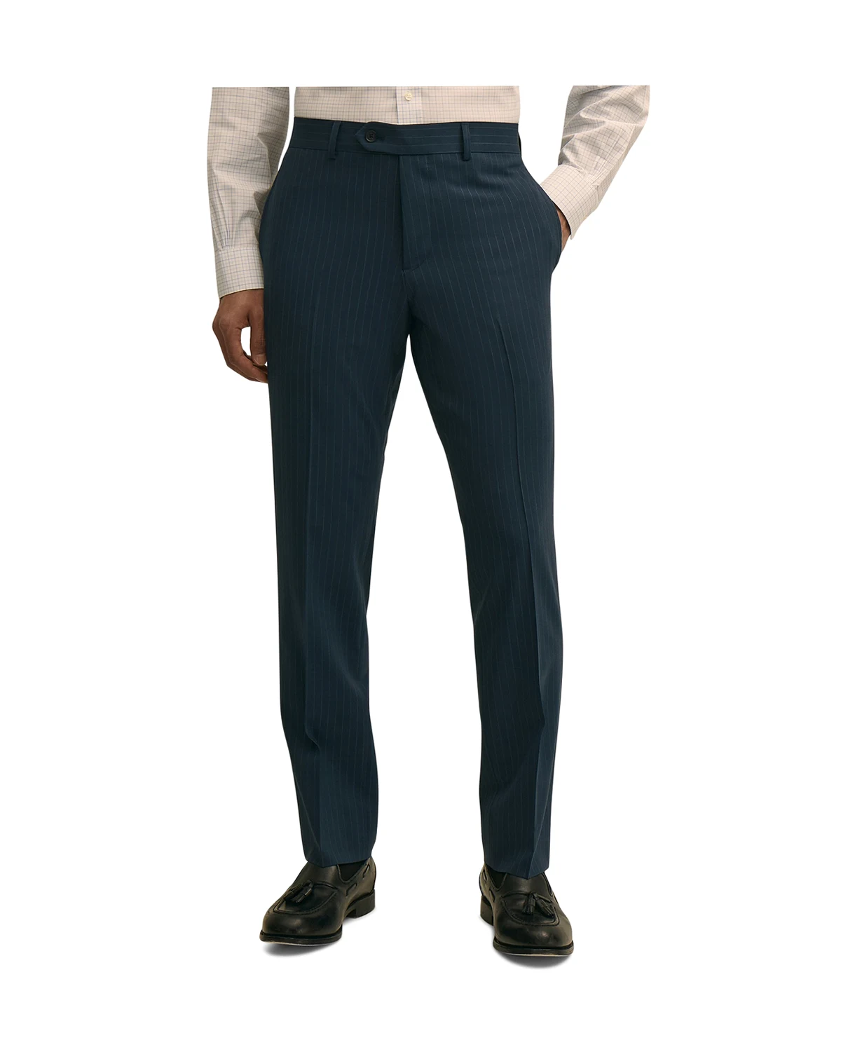 Men's Pinstripe Classic-Fit Suit Trousers