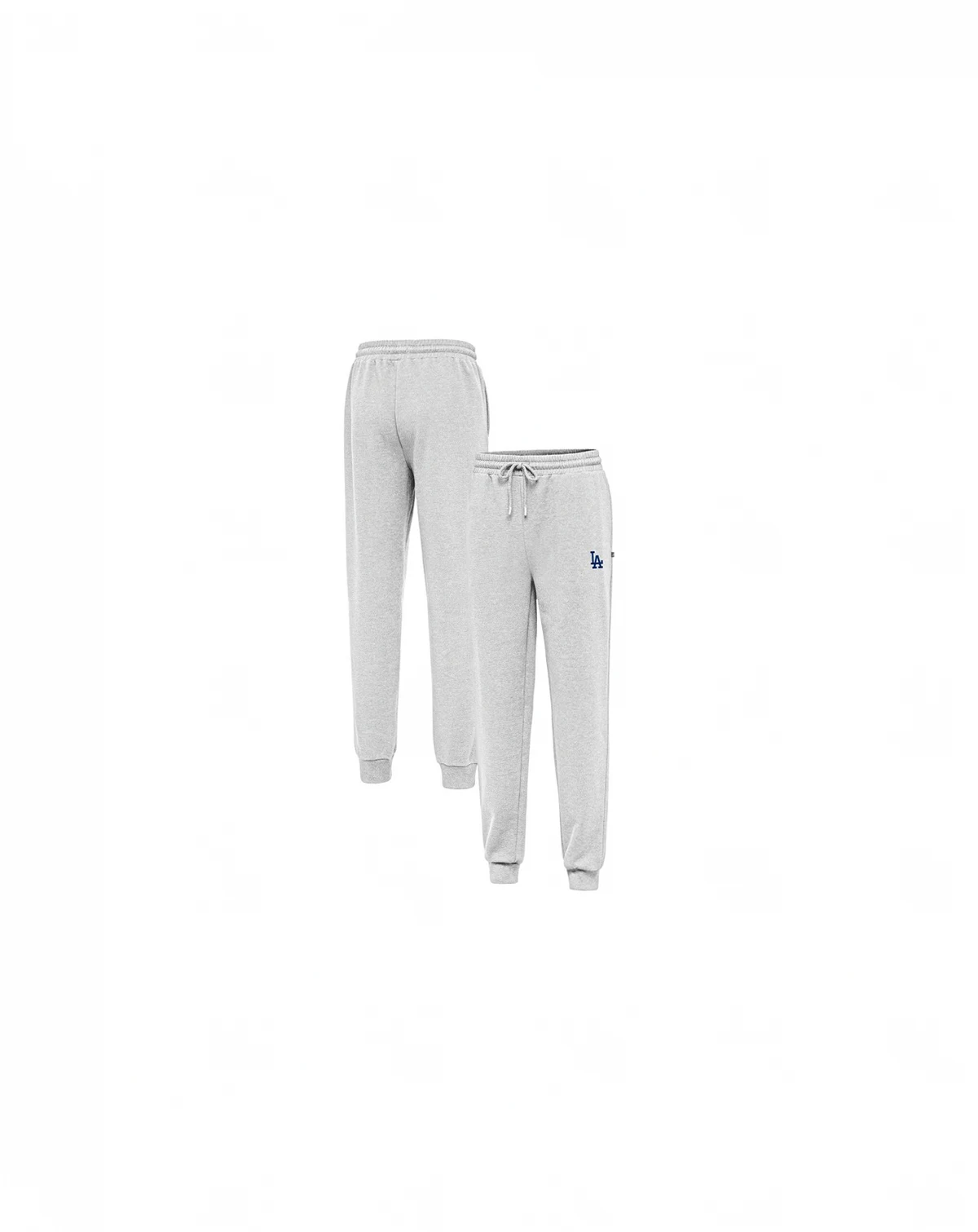 Men's Heather Gray Los Angeles Dodgers Idol Jogger Pants