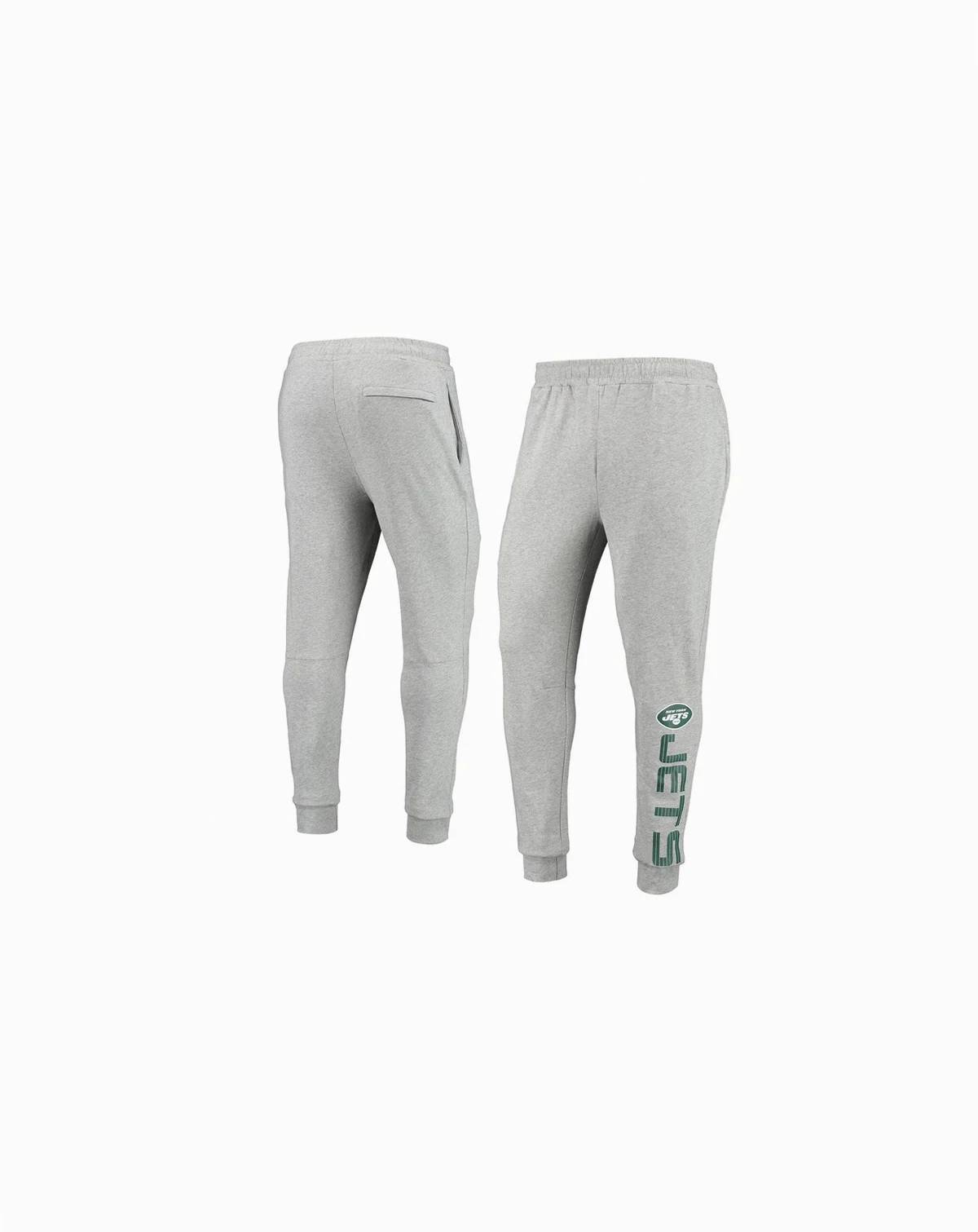 Men's Heathered Gray New York Jets Jogger Pants