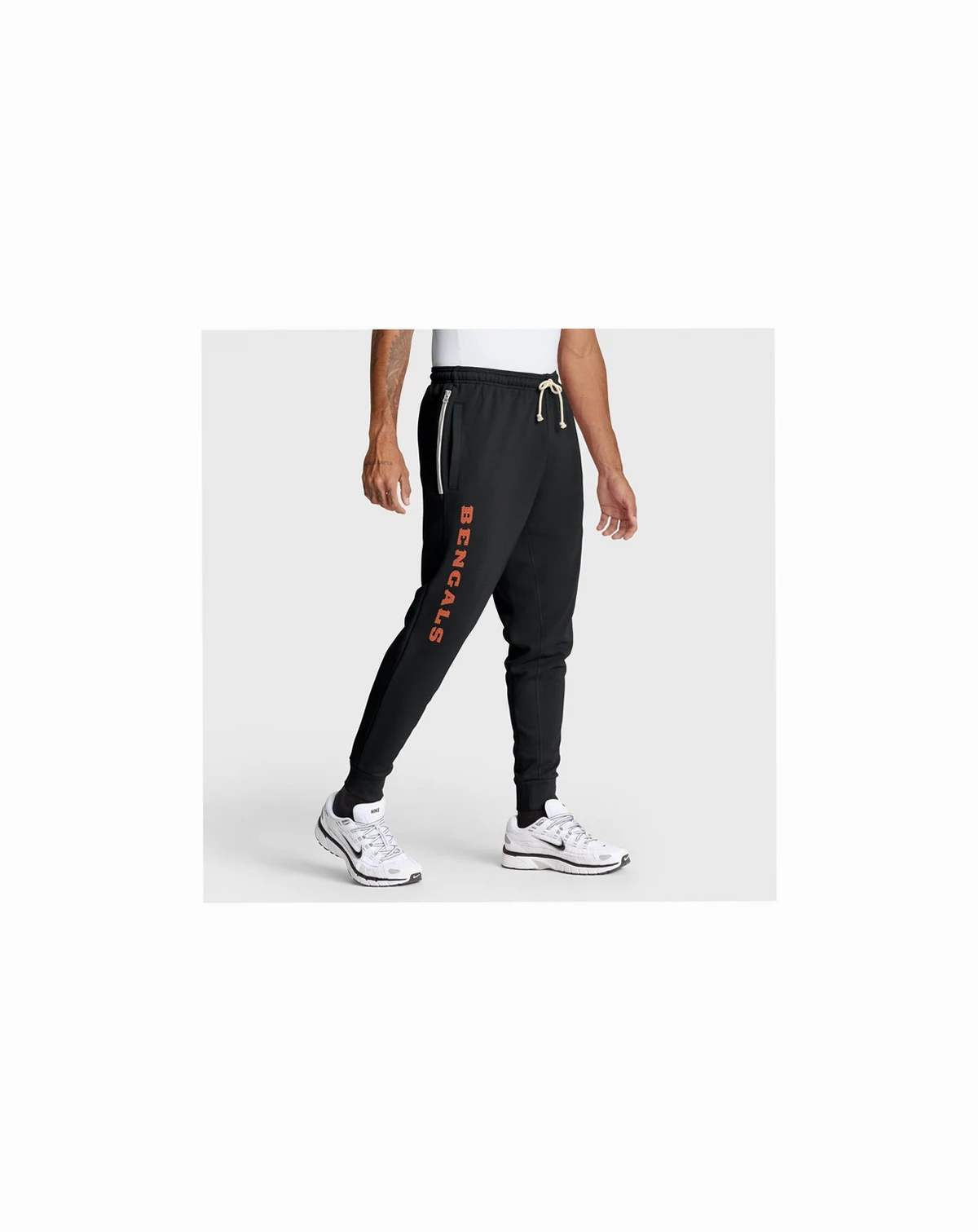 Men's Black Cincinnati Bengals Sideline Standard Issue Ground Game Dri-FIT Taper Pants