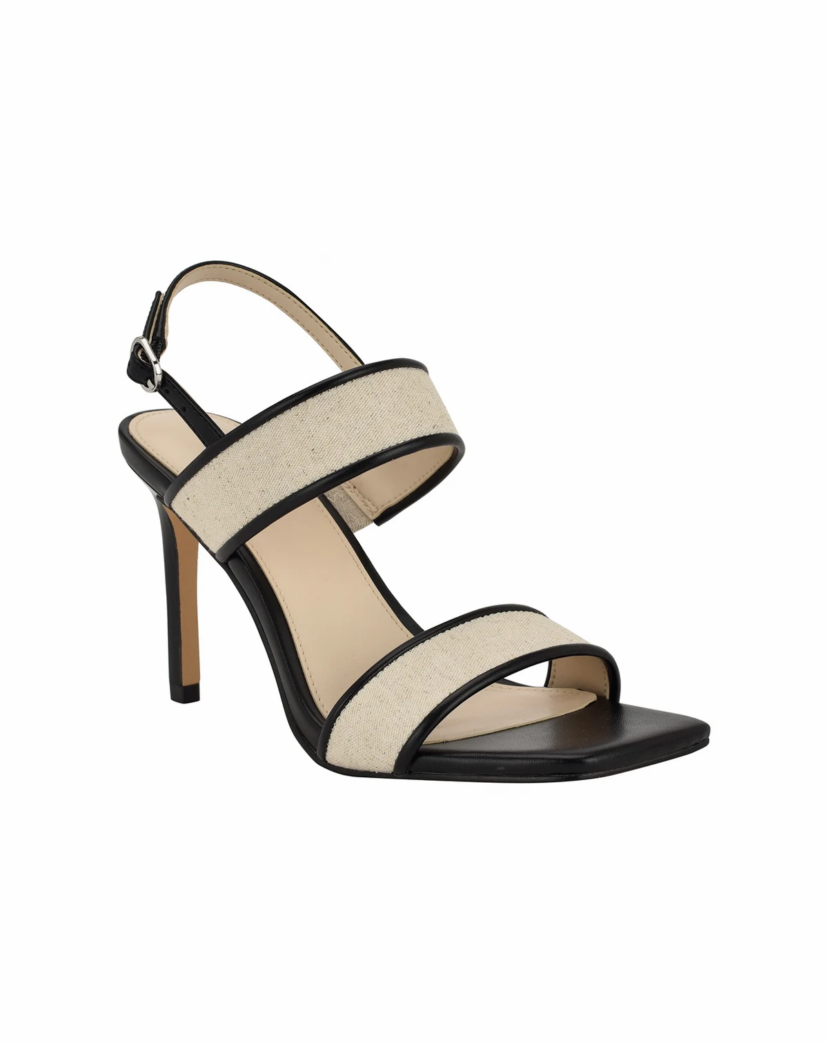 Amour Double Band Slingback Stiletto Sandals