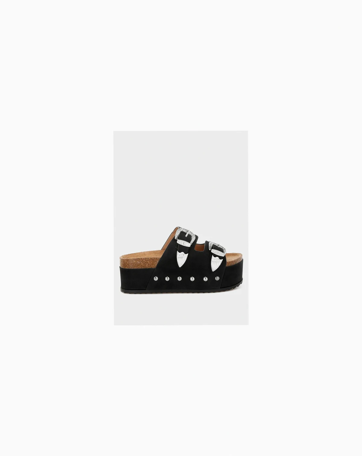 Womens Zaphod Faux Leather Flatform Slip Ons