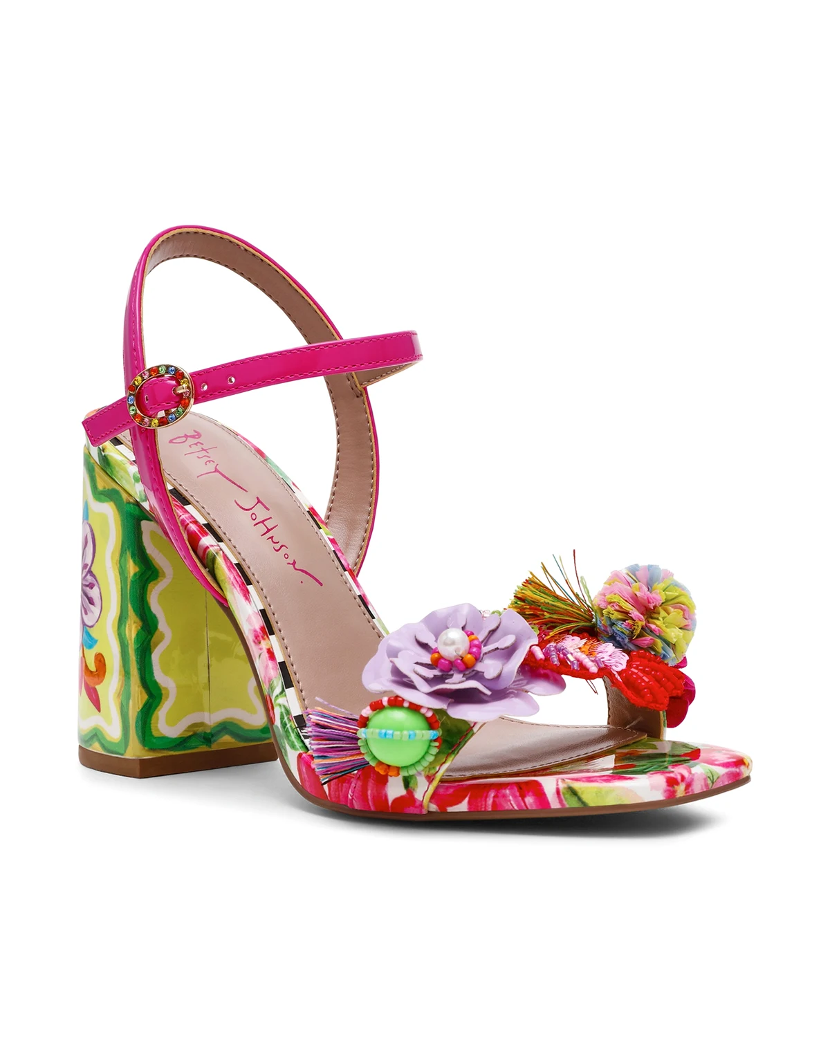 Women's Masen Floral Block Heel Dress Sandals