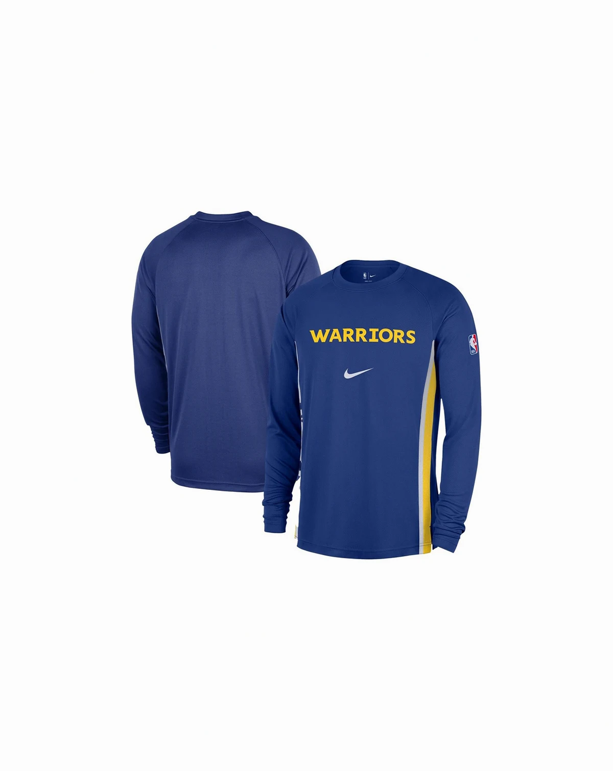 Men's Royal Golden State Warriors 2025/26 Authentic Pre-Game Legend Dri-FIT Long Sleeve Shooting Shirt
