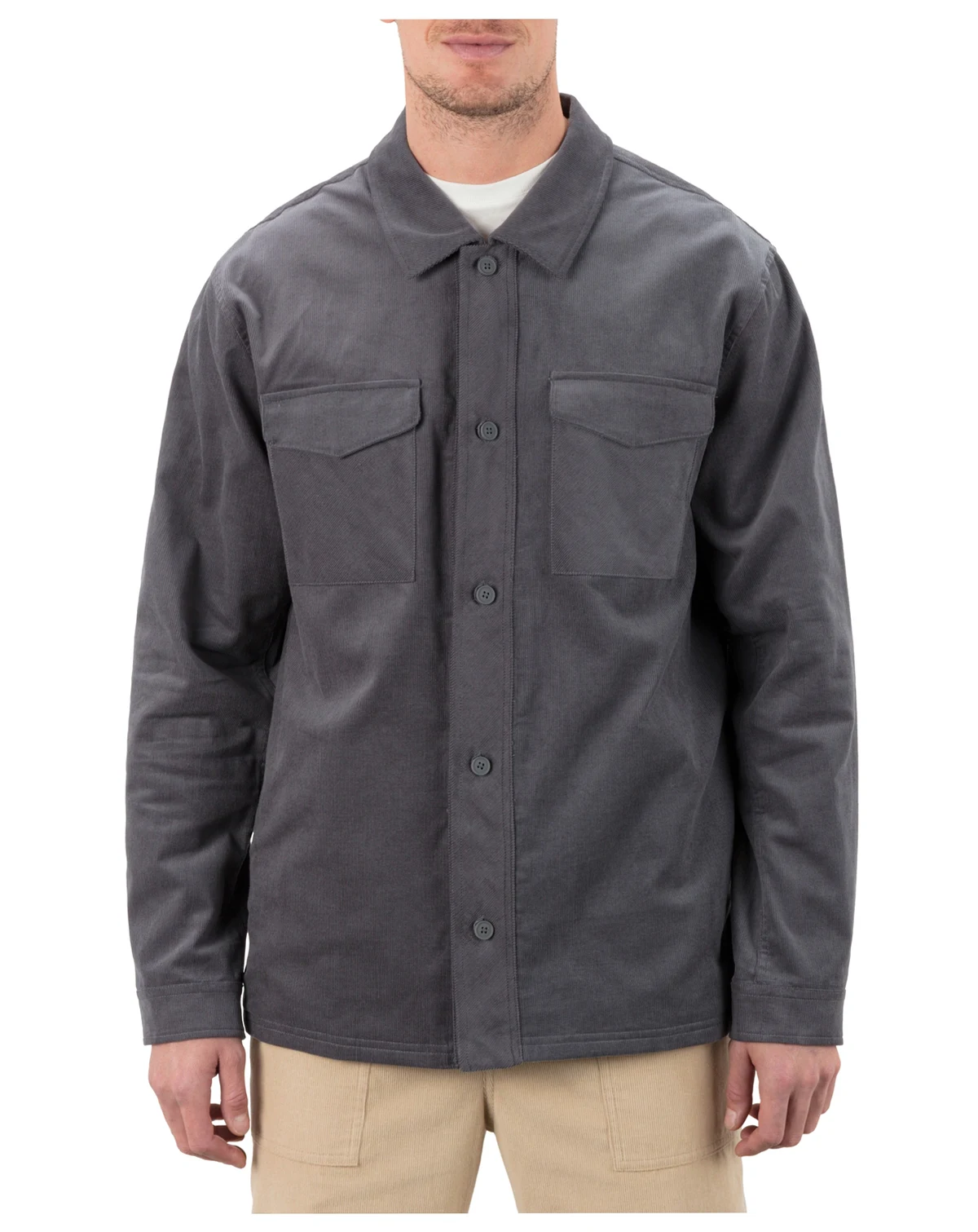 Men's Lido Cord Long Sleeve Overshirt