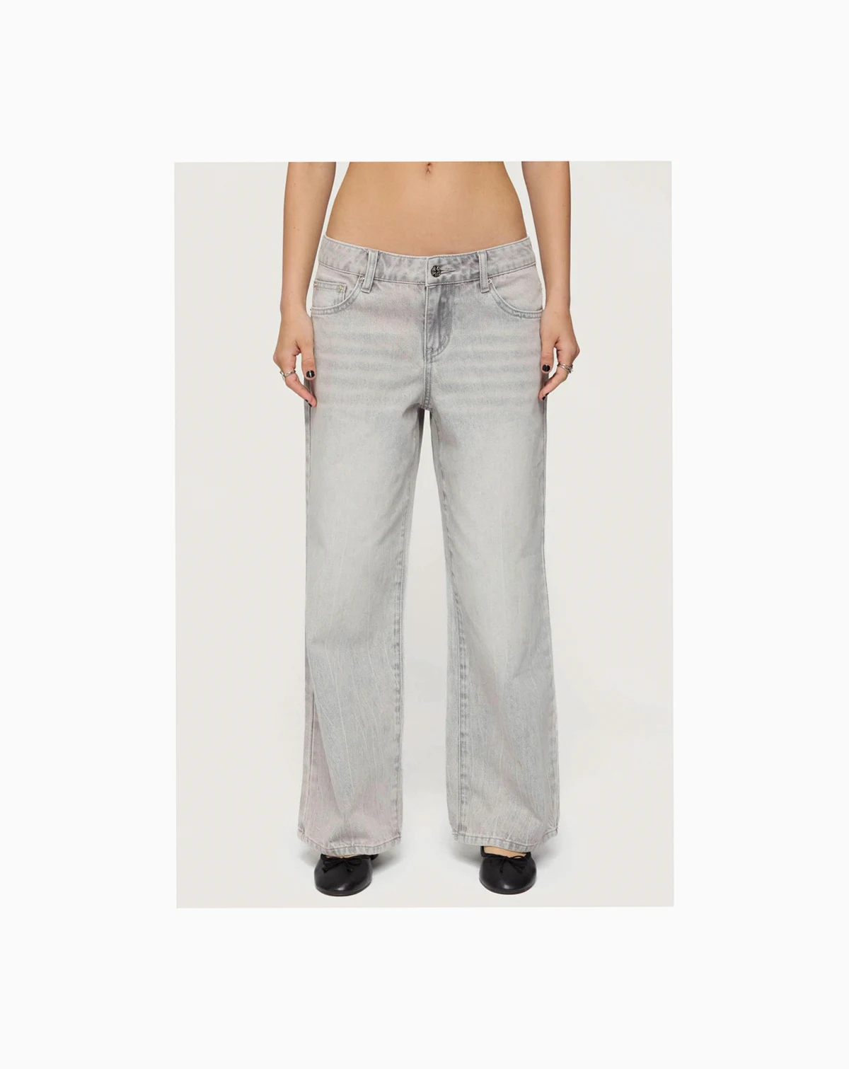 Women's Magda Low Rise Acid Wash Jeans