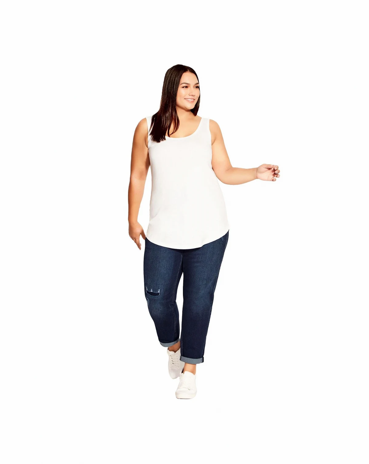 Women's Tall Girlfriend Rip Jean