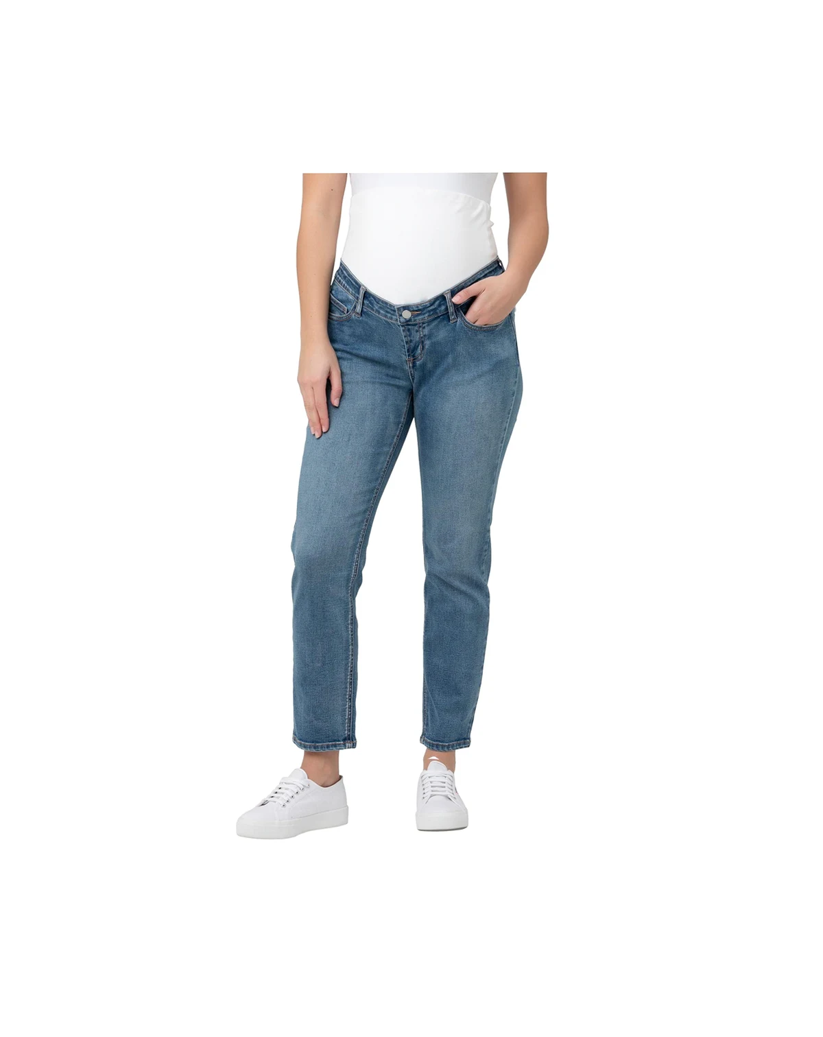 Maternity Hunter Over Bump Crop Jean