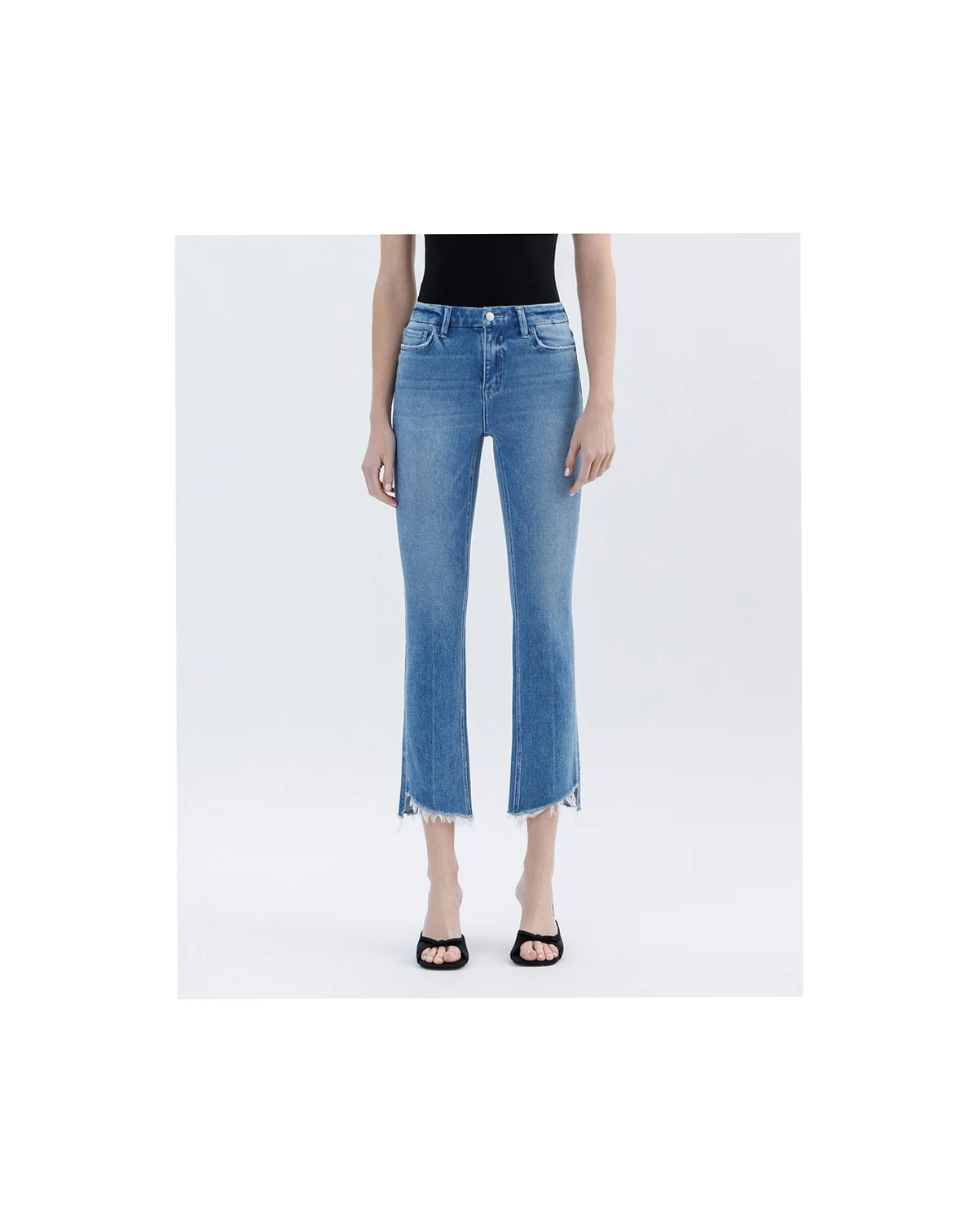 Women's High Rise Slim Straight Jeans
