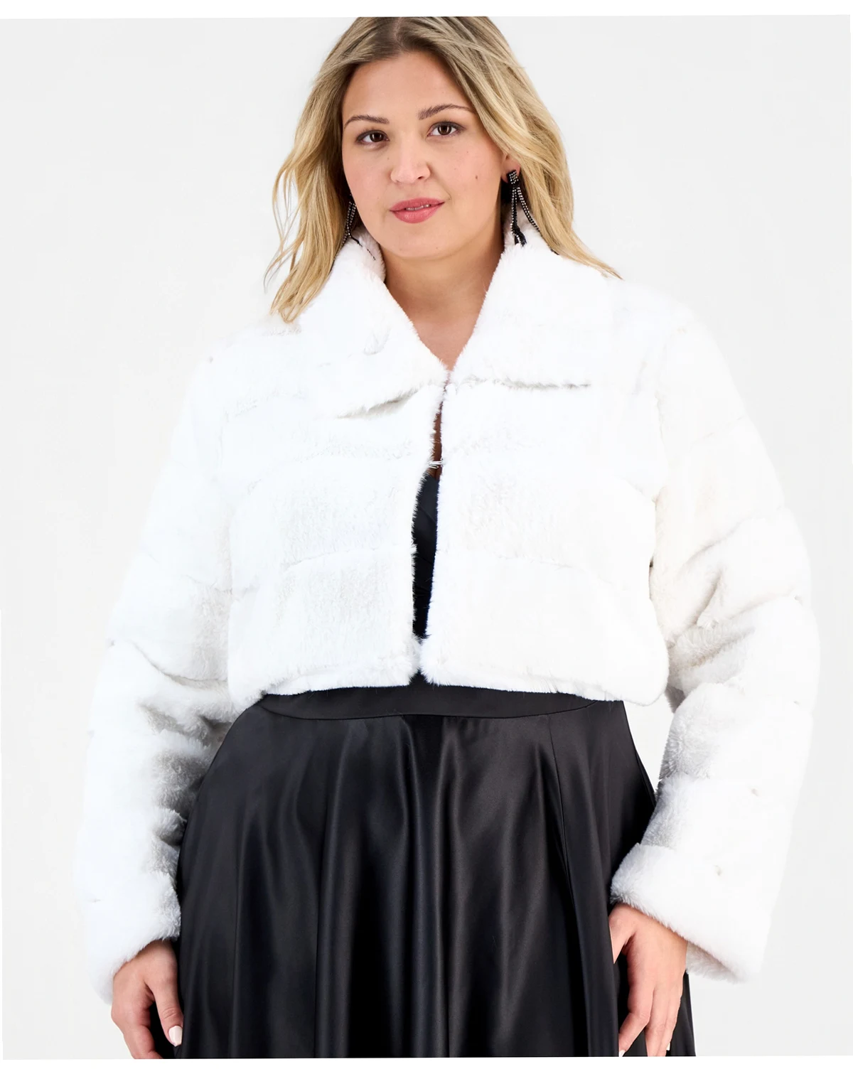 Trendy Plus Size Fleece Jacket