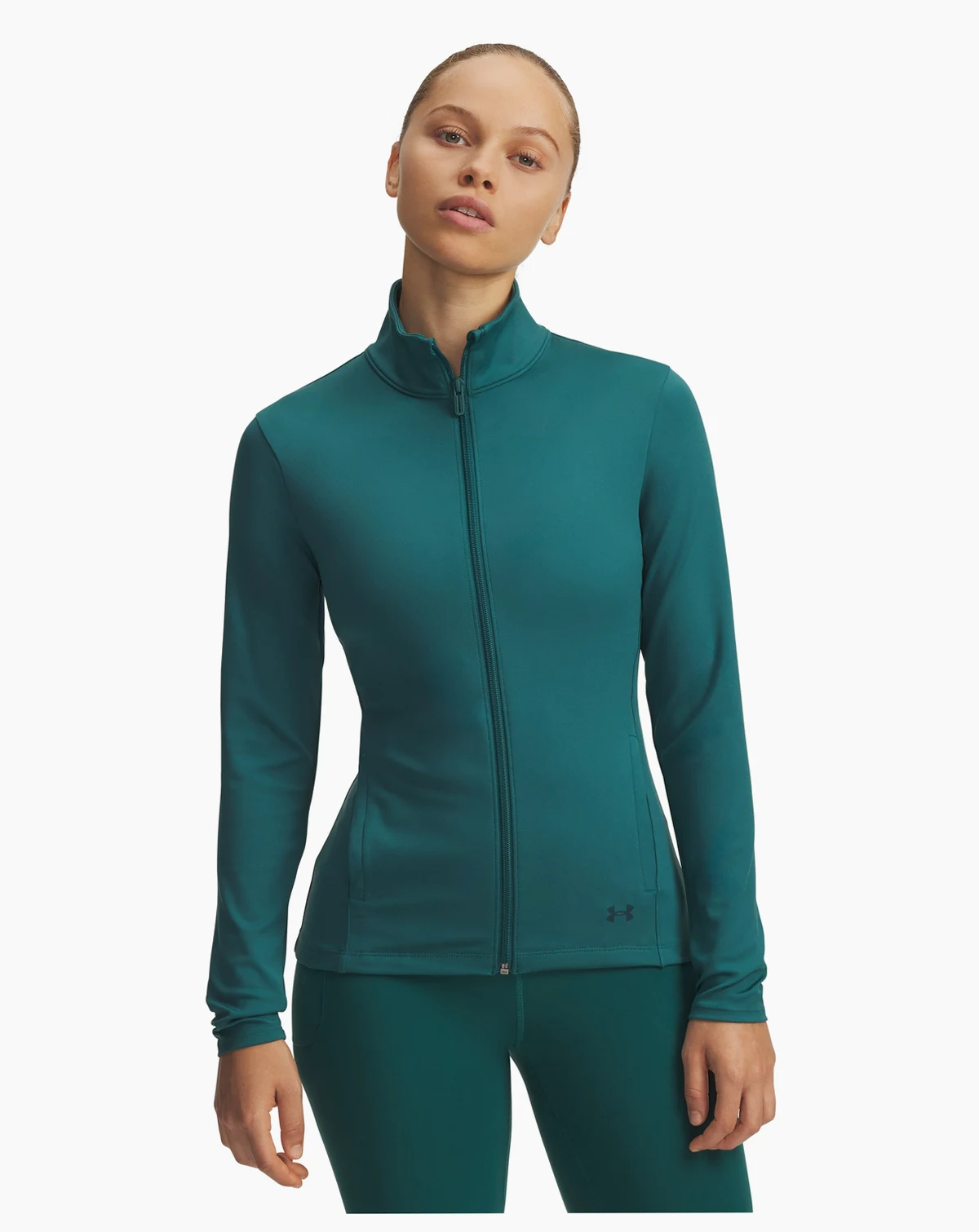 Women's Motion Zippered Mock-Neck Jacket