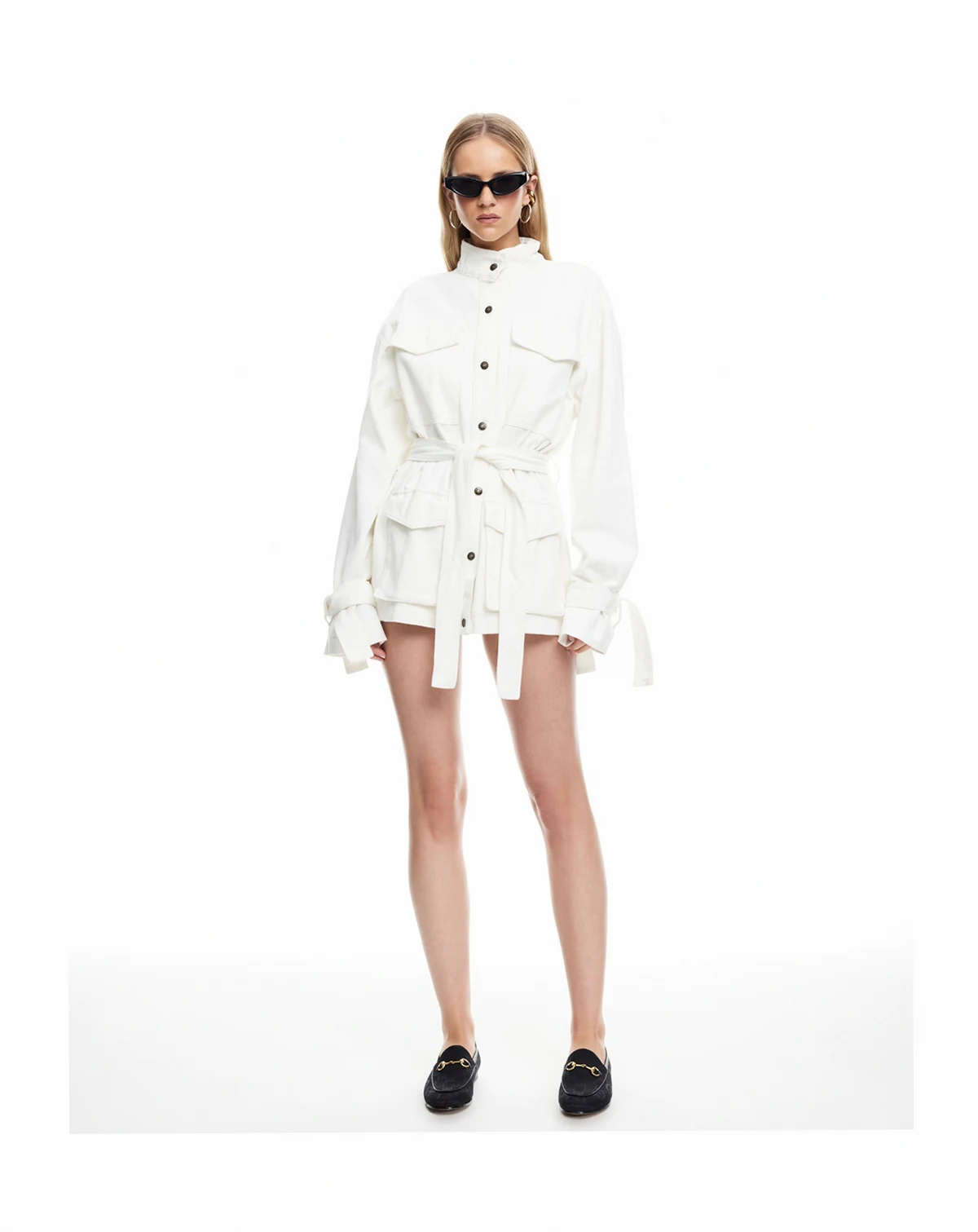 Women's Sweetness Overshirt Turtle Neck Jacket