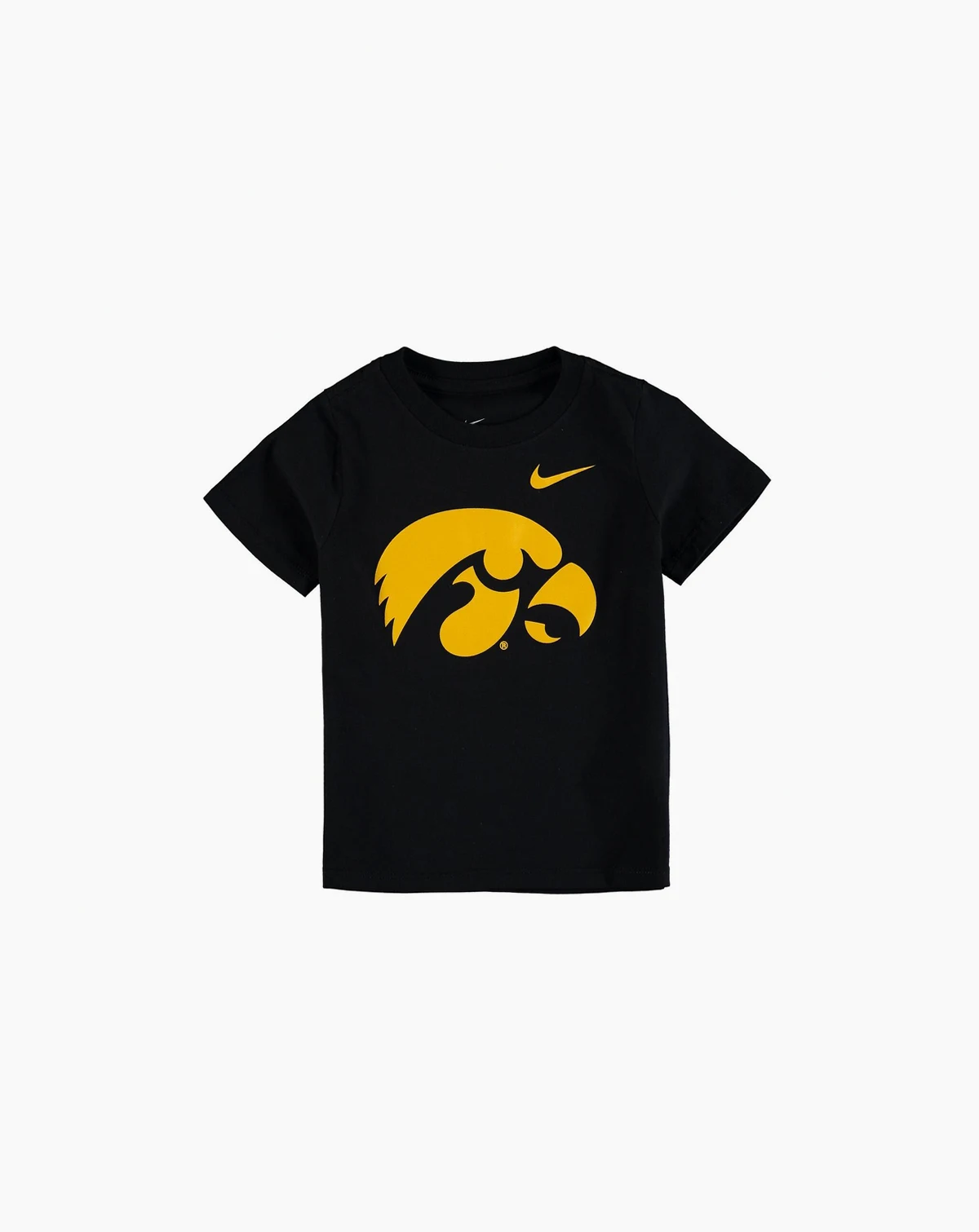 Boys and Girls Toddler Black Iowa Hawkeyes Logo T-shirt