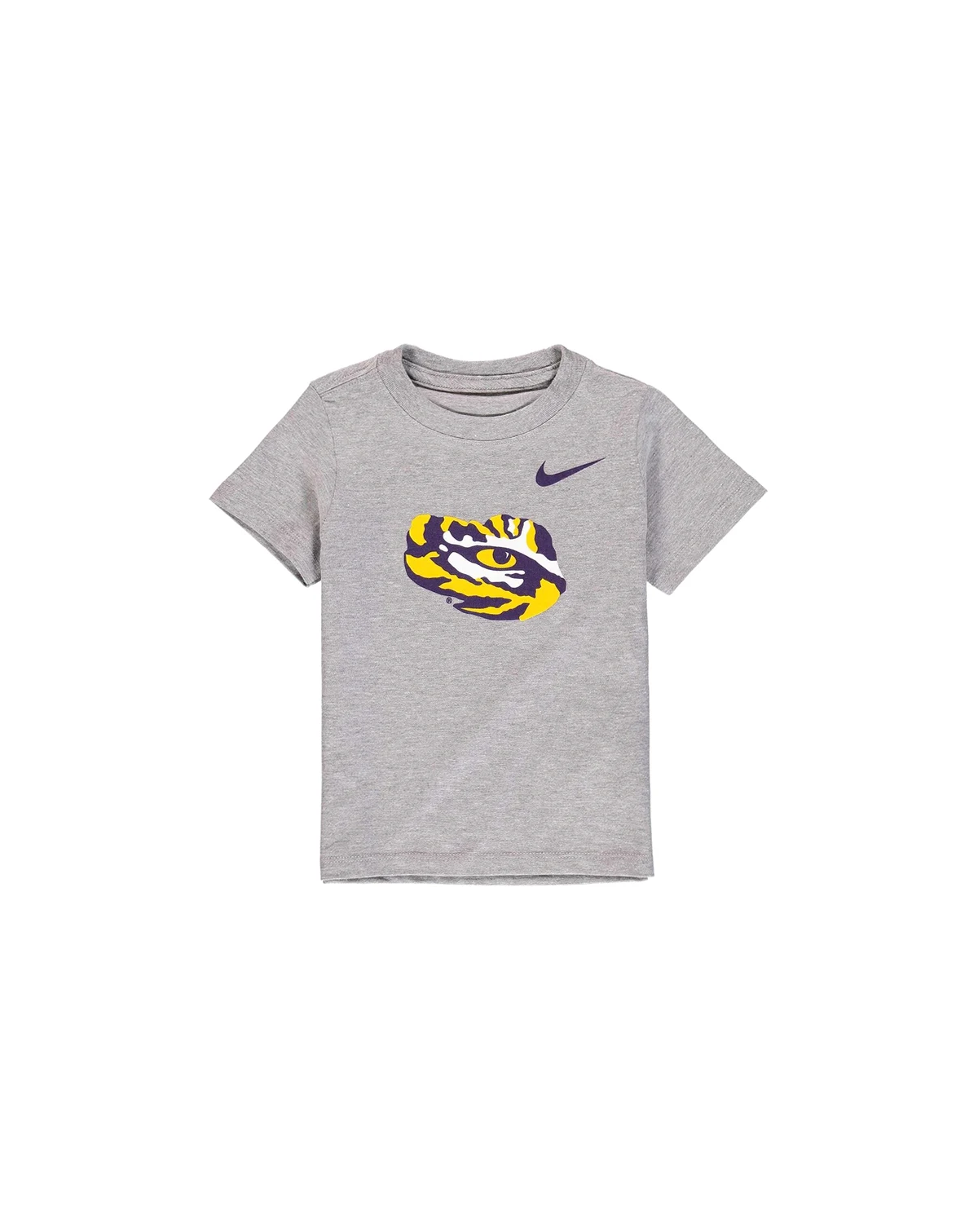 Boys and Girls Toddler Heathered Gray LSU Tigers Logo T-shirt