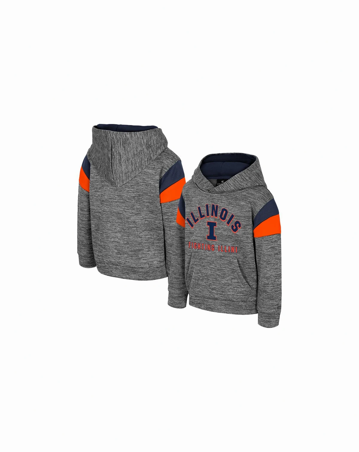 Toddler Gray Illinois Fighting Illini Wizard City Hoodie