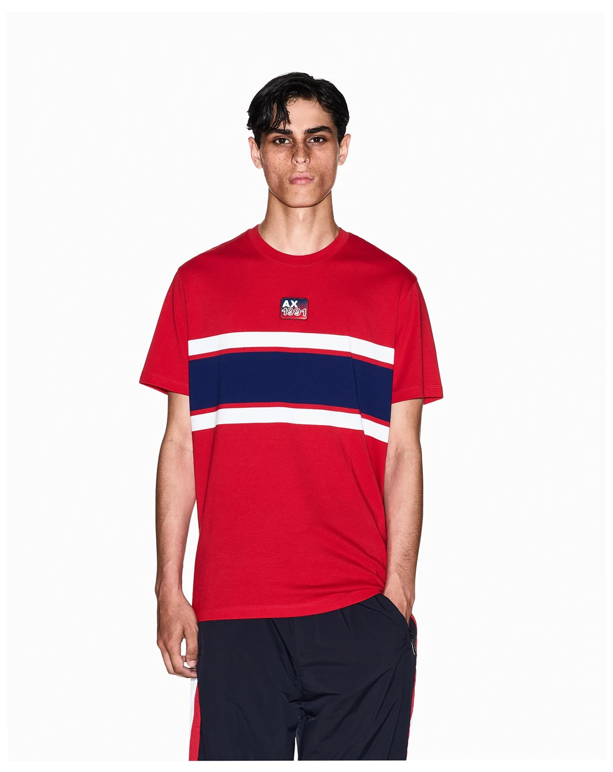 Men's Color Block Logo T-Shirt