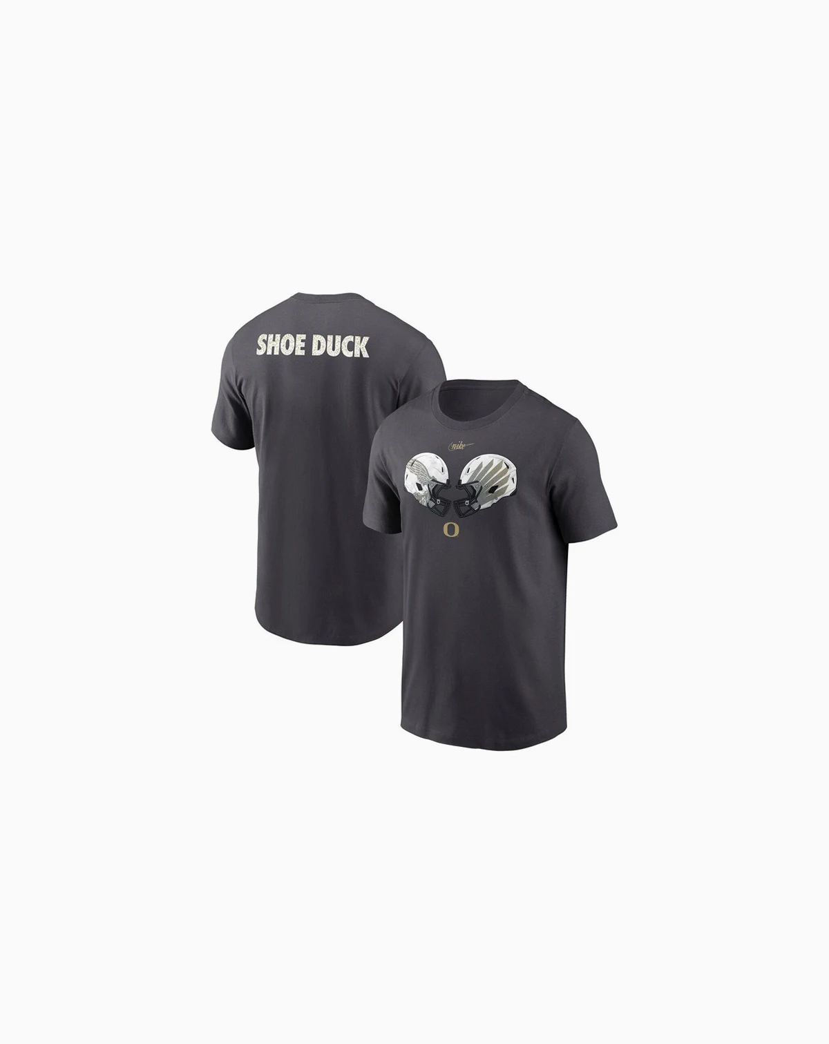 Men's Anthracite Oregon Ducks Shoe Duck Unstoppable Force Dri-FIT T-Shirt