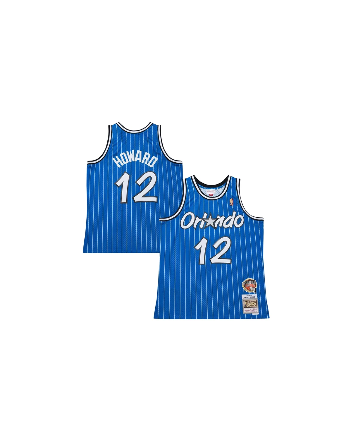 Men's Dwight Howard Blue Orlando Magic 2004/05 Hardwood Classics Hall of Fame Swingman Jersey
