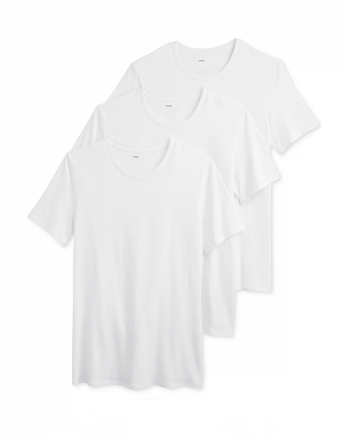 Men's Smooth Fit Stretch Short-Sleeve Crewneck T-Shirts, Pack of 3