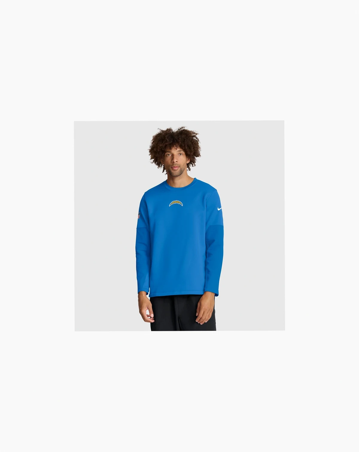 Men's Powder Blue Los Angeles Chargers Sideline Scripted to Win Performance Long Sleeve T-Shirt