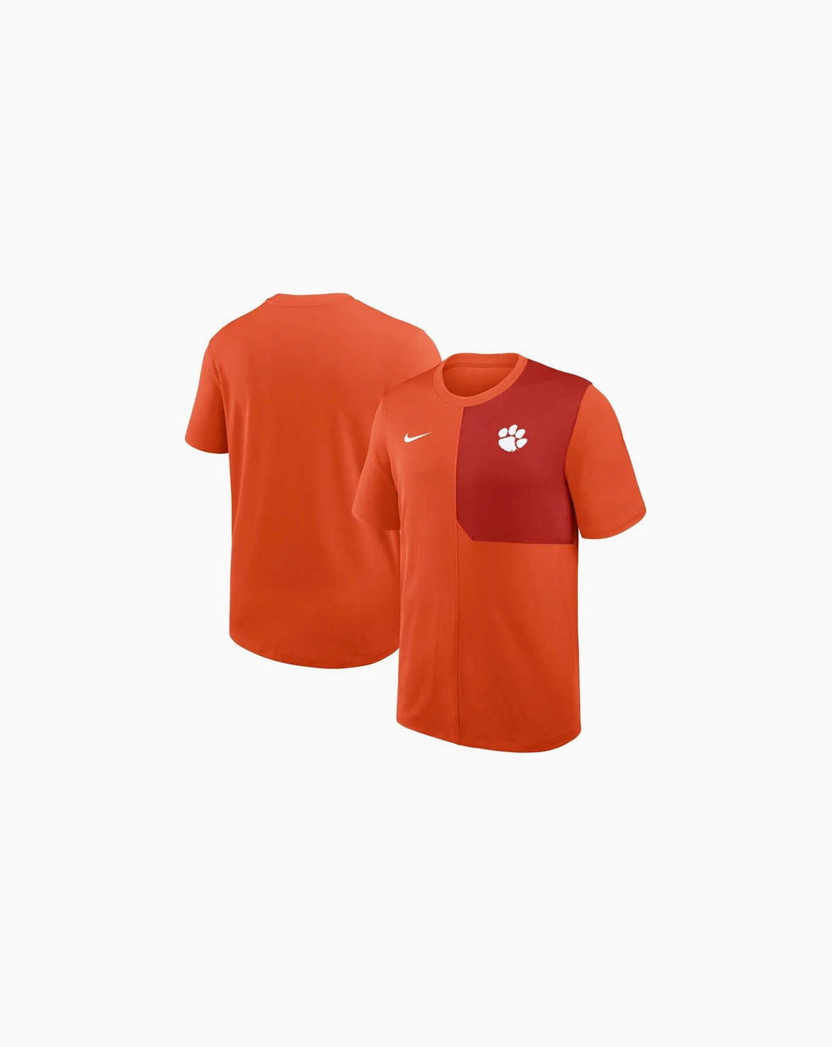 Men's Orange Clemson Tigers 2025 Sideline UV Performance Coach T-Shirt