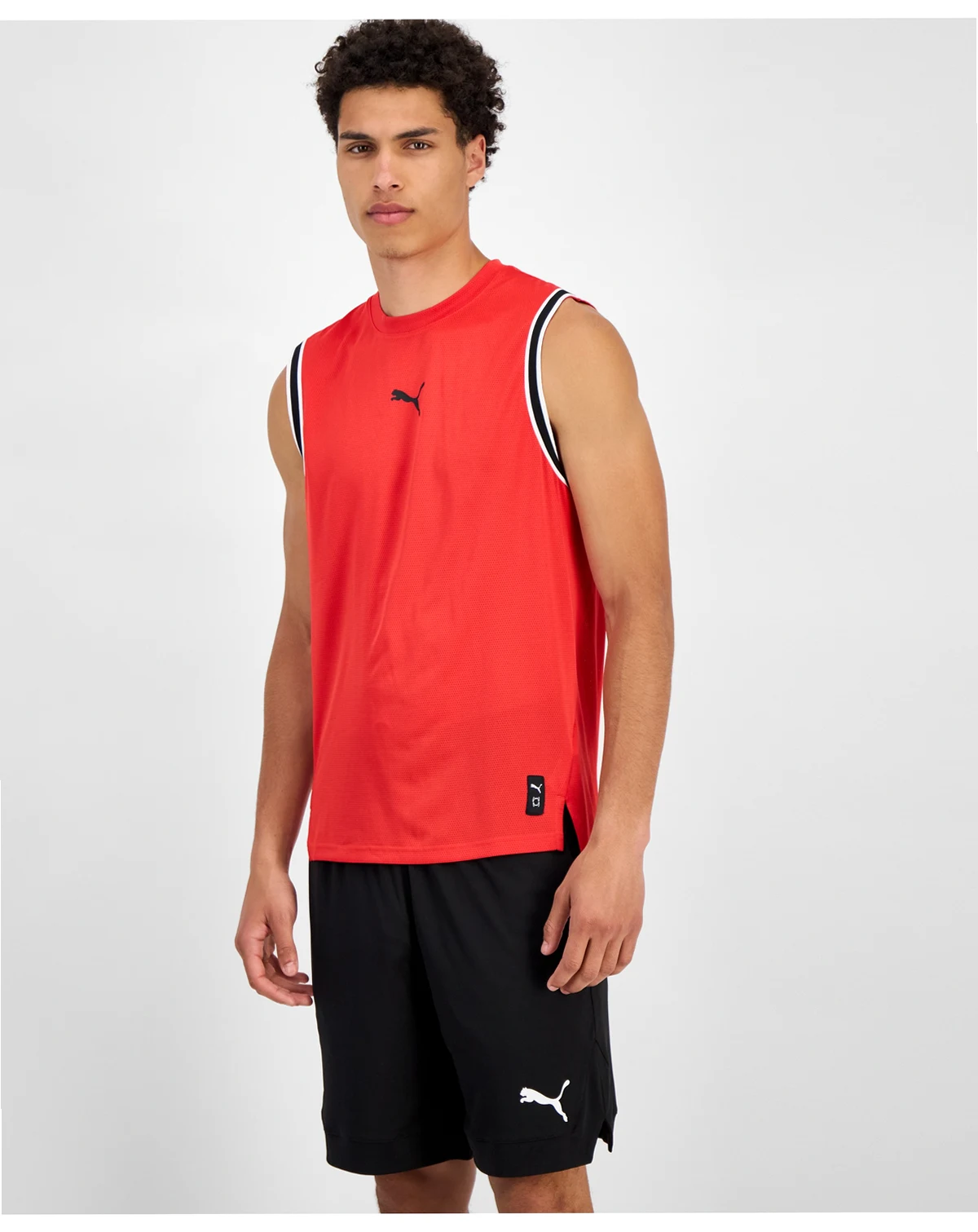 Men's Winning Shot Regular-Fit Mesh Logo Tank Top