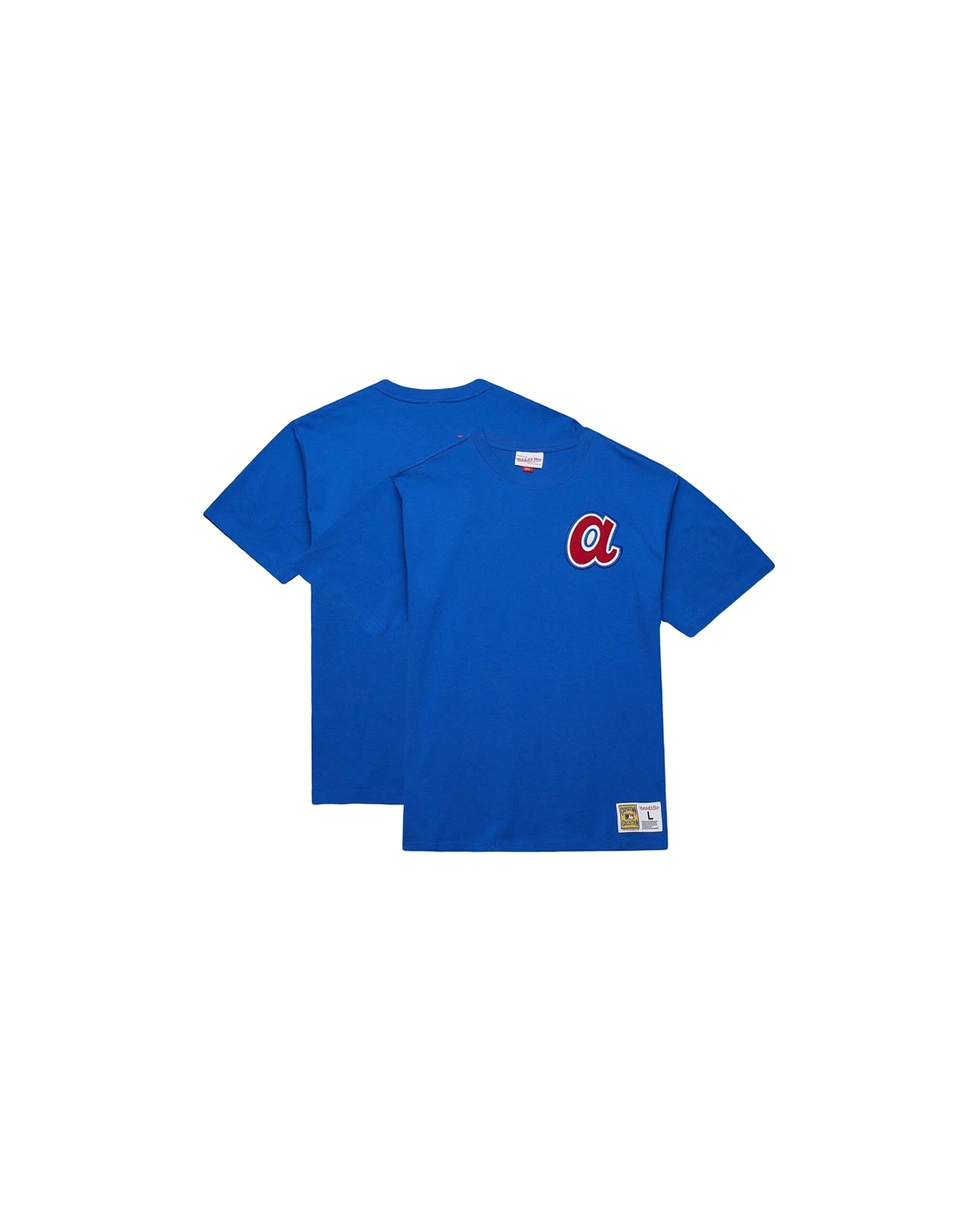 Men's Hank Aaron Royal Atlanta Braves Legends Collection Vintage Logo T-Shirt