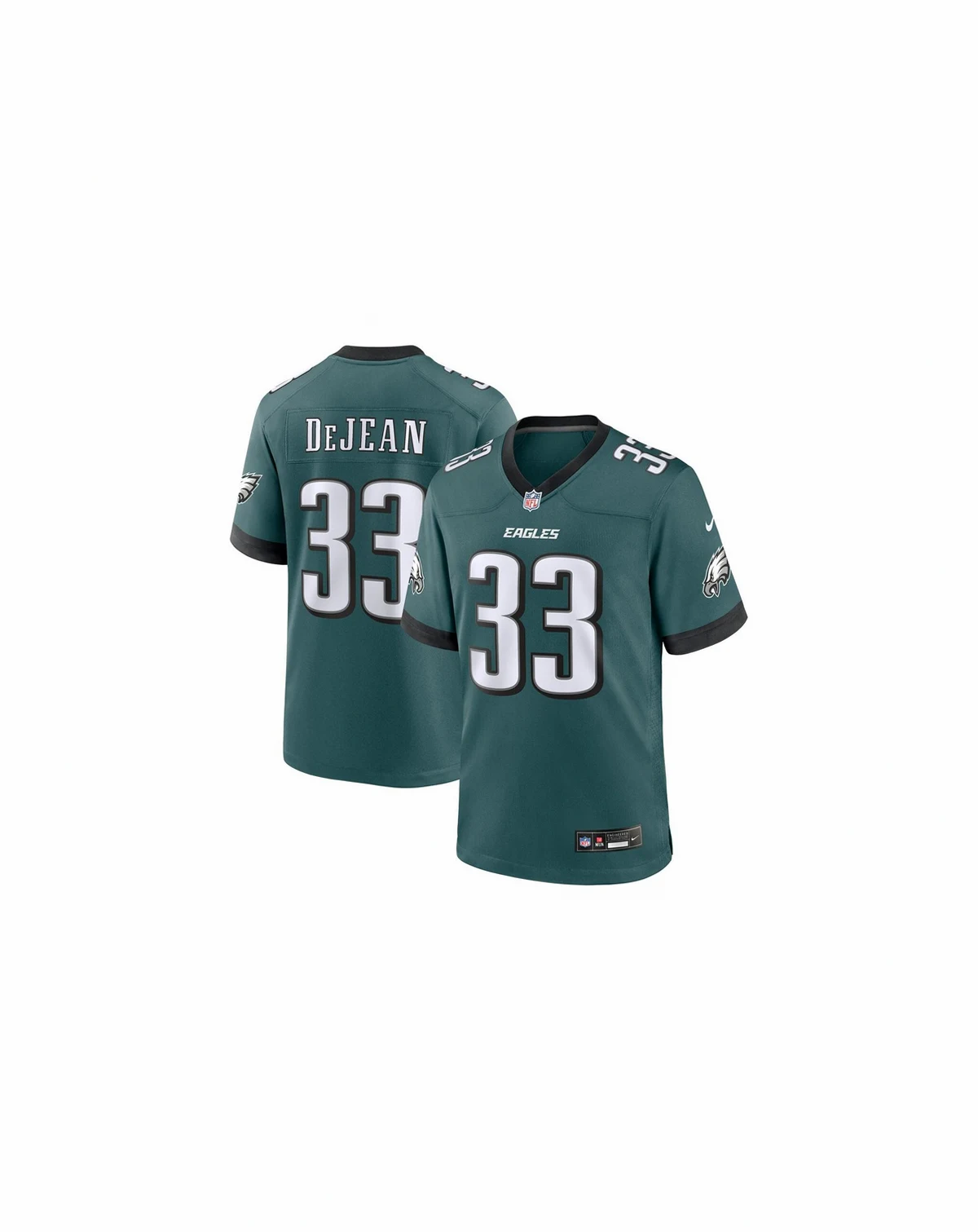 Men's Cooper DeJean Green Philadelphia Eagles Game Jersey