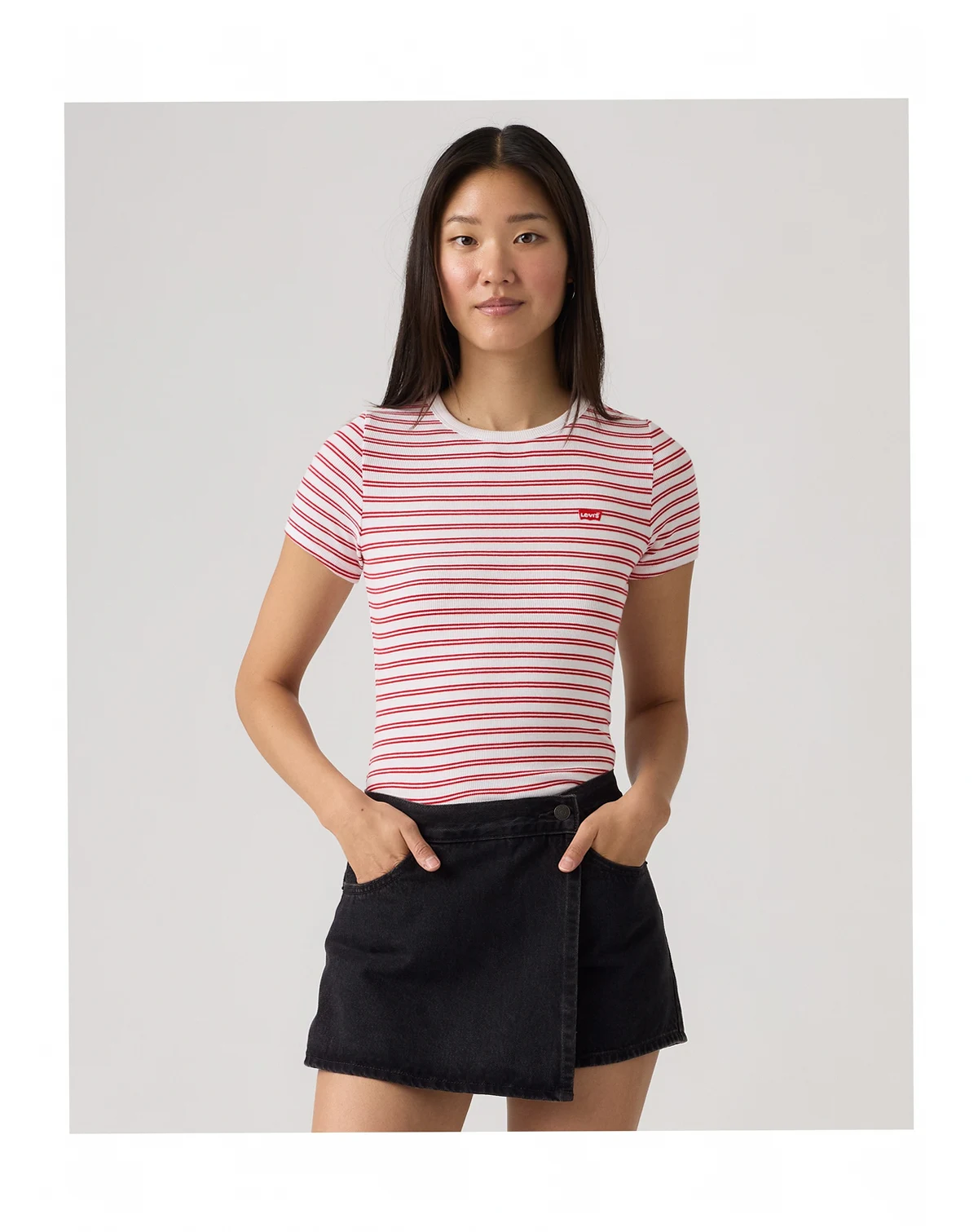 Women's Hayes Slim-Fit Short-Sleeve Crewneck T-Shirt