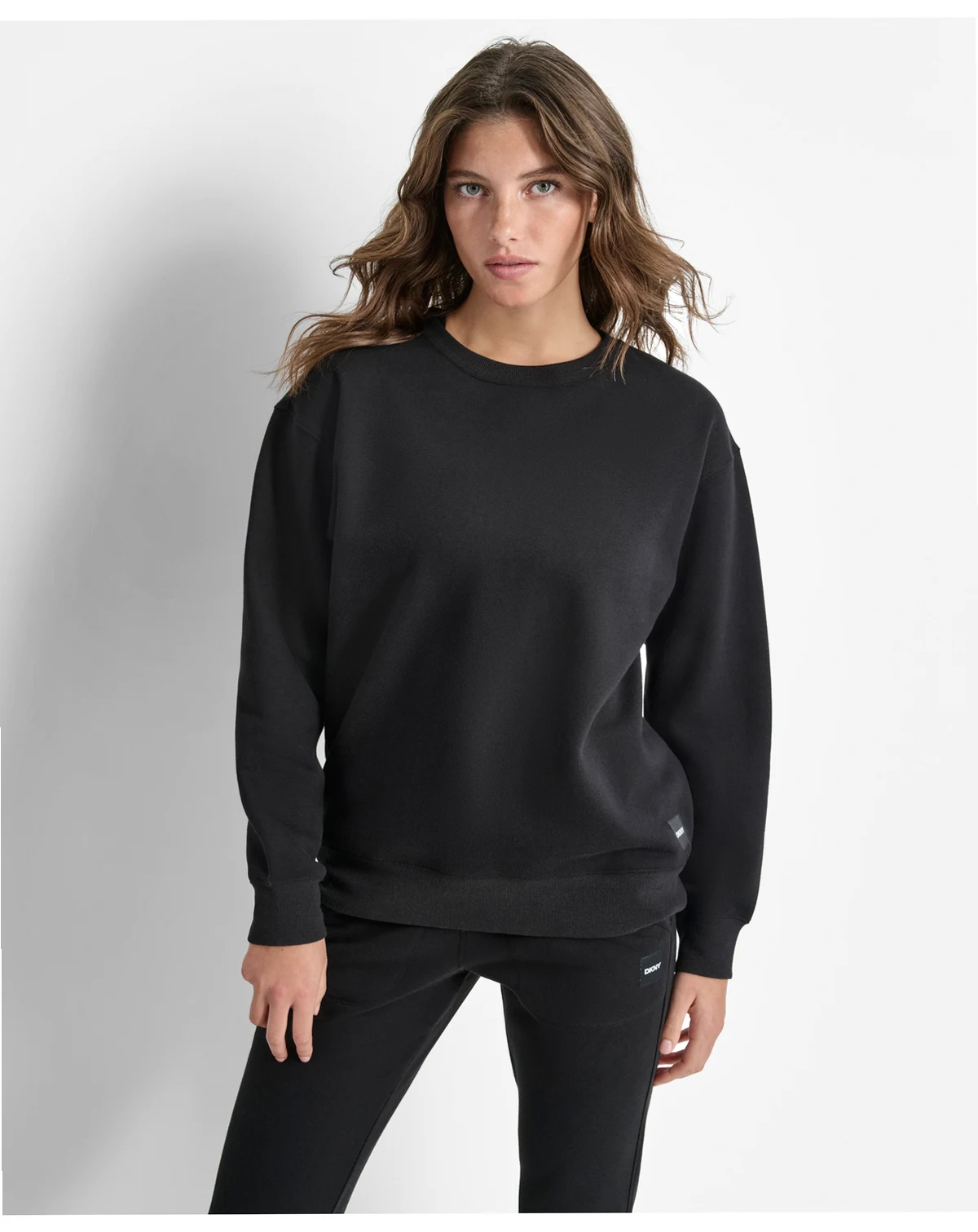 Women's Tonal Logo Patch Crewneck Sweatshirt