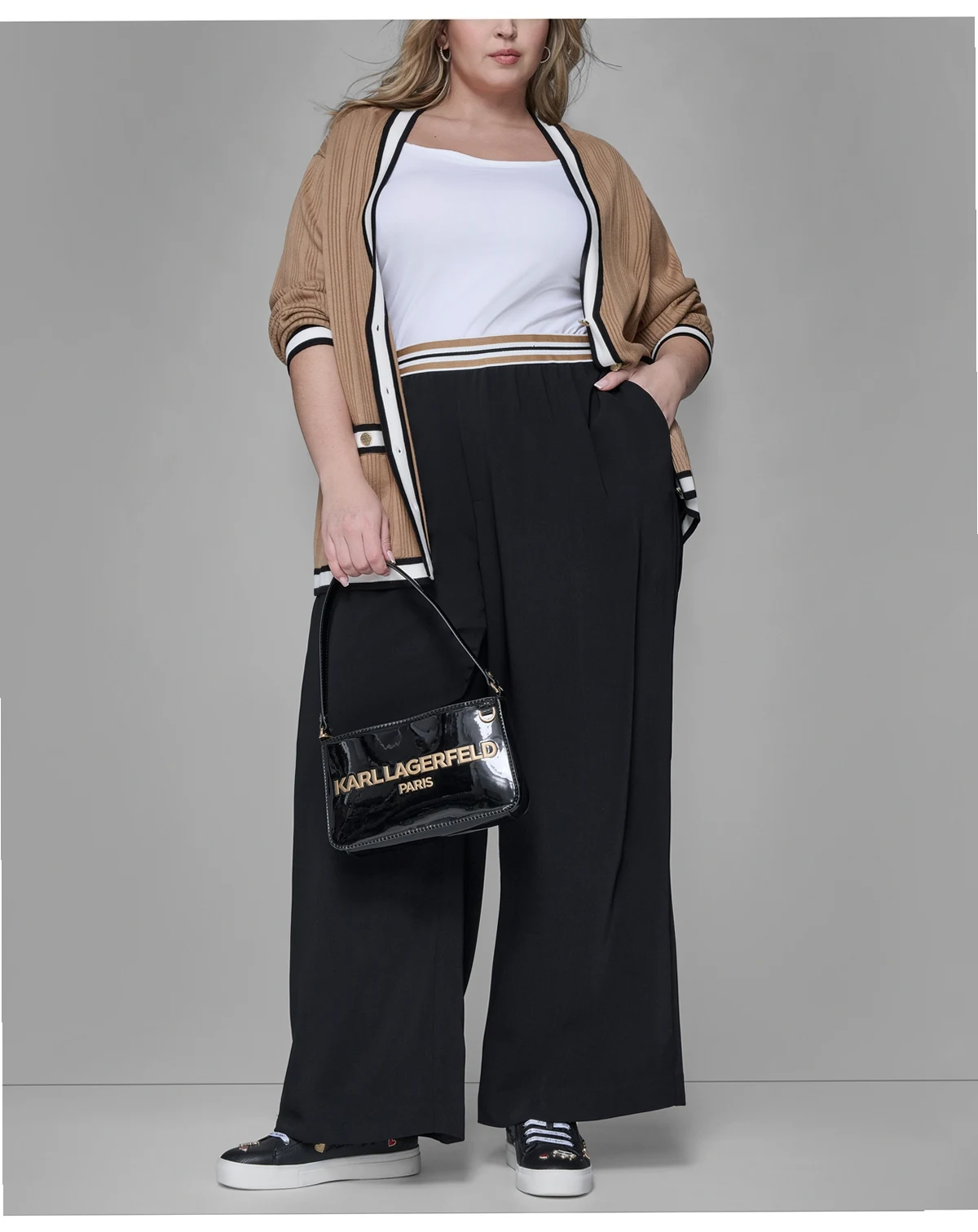 Women's Plus Size Wide Leg Pants