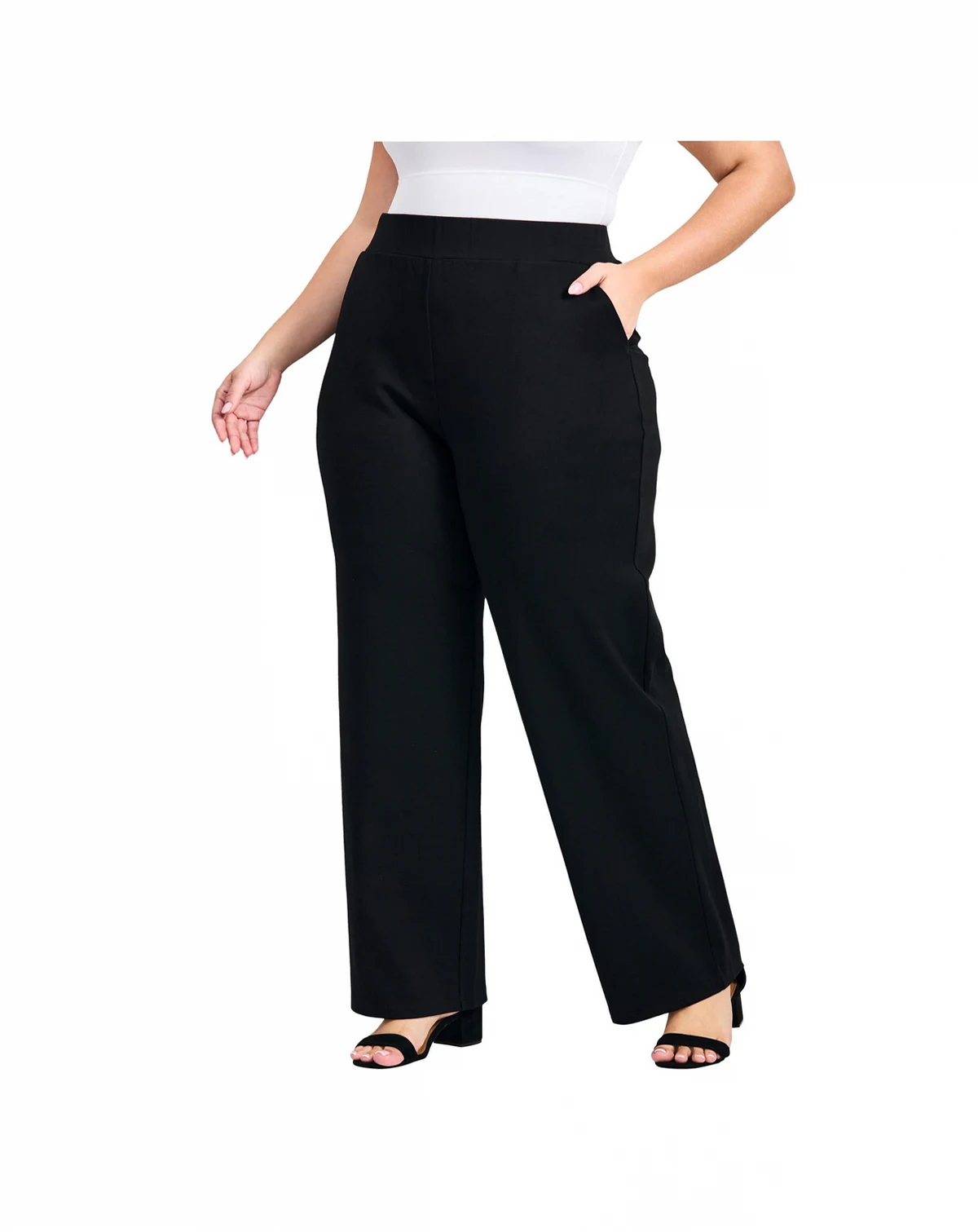 Women's Zoe Ponte Straight Leg Pants
