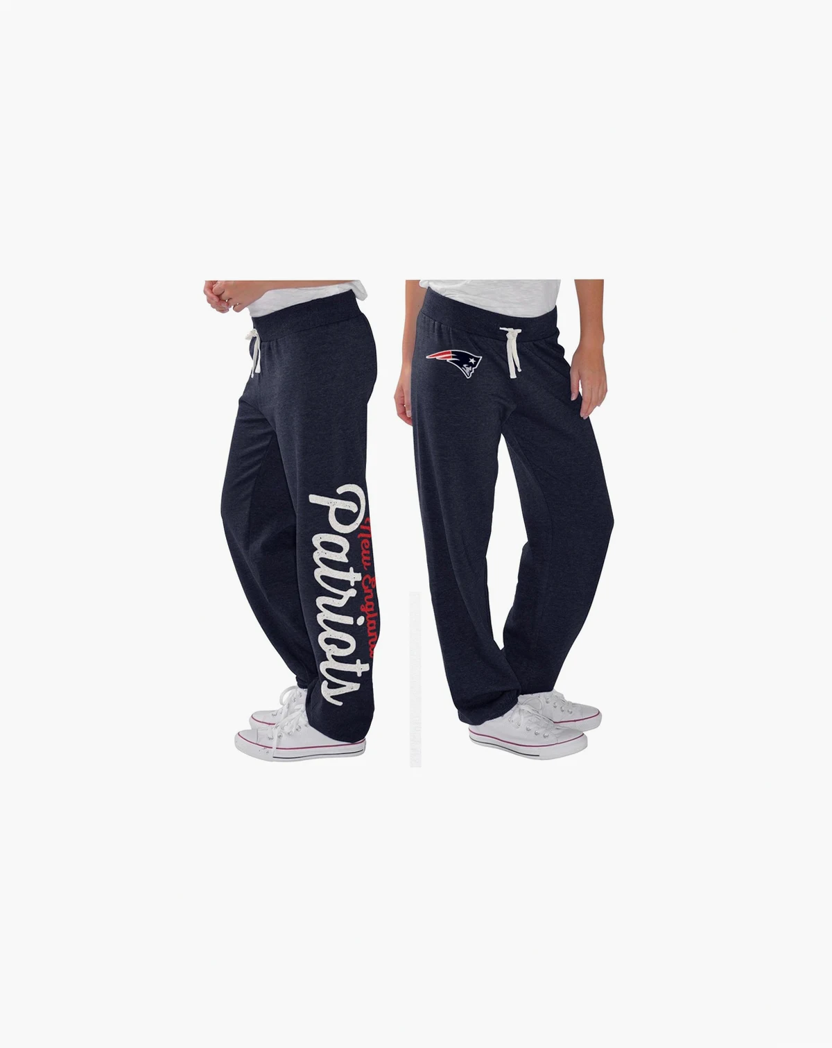 Women's Navy New England Patriots Scrimmage Fleece Pants