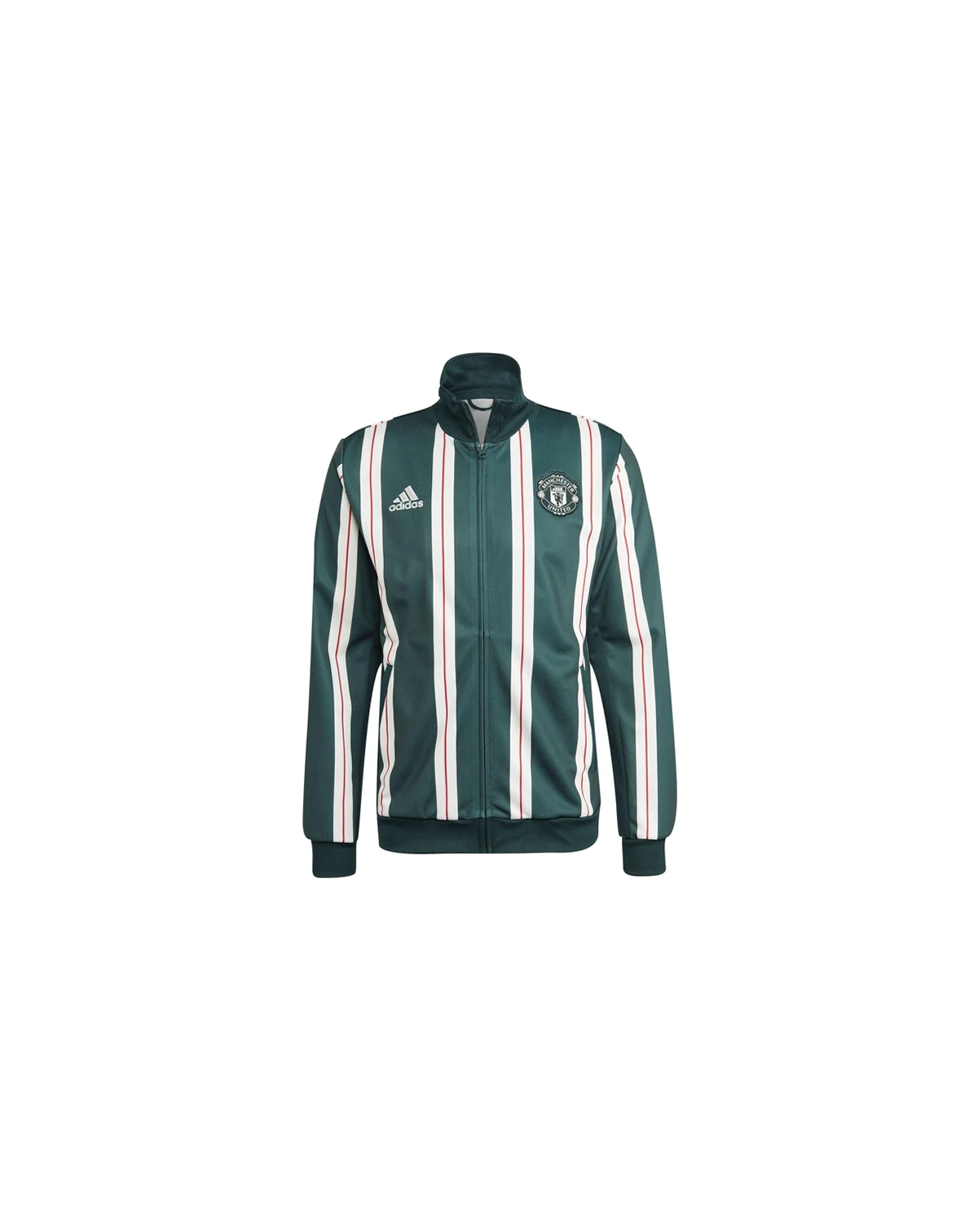 Men's Green Manchester United Lifestyle Full-Zip Track Top