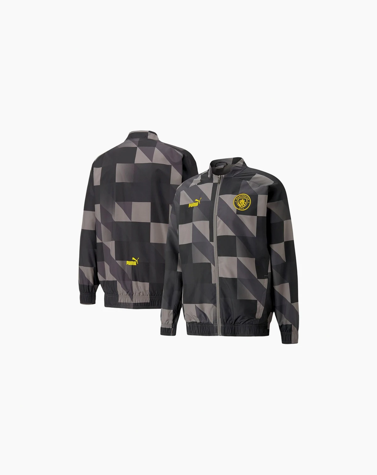 Men's Black Manchester City 2022/23 Pre-Match Full-Zip Jacket