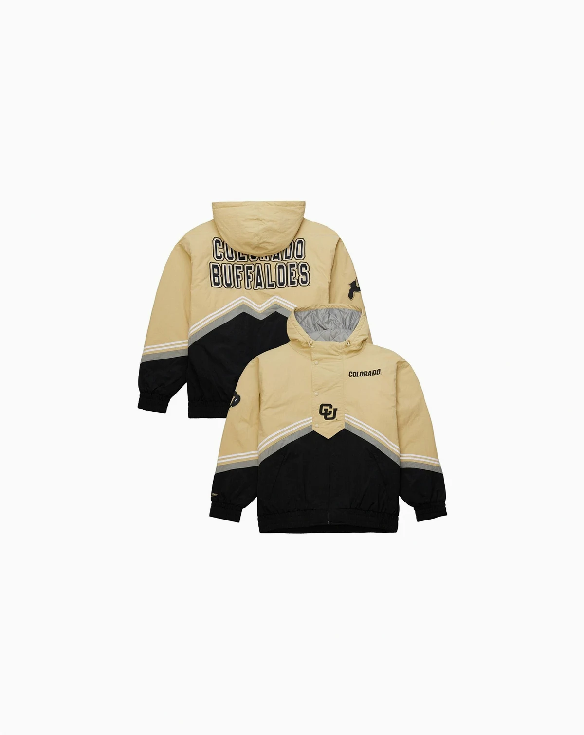 Men's Gold/Black Colorado Buffaloes Throw It Back Retro Full-Zip Windbreaker Jacket