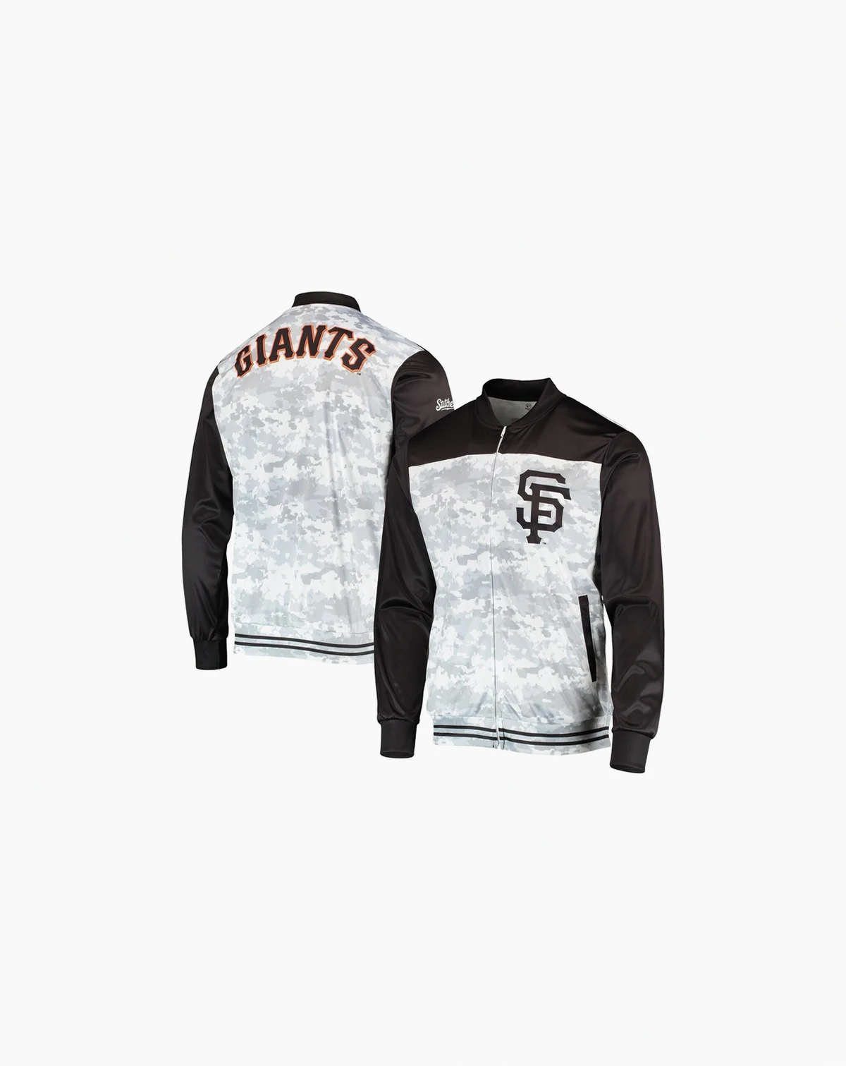 Men's Black San Francisco Giants Camo Full-Zip Jacket