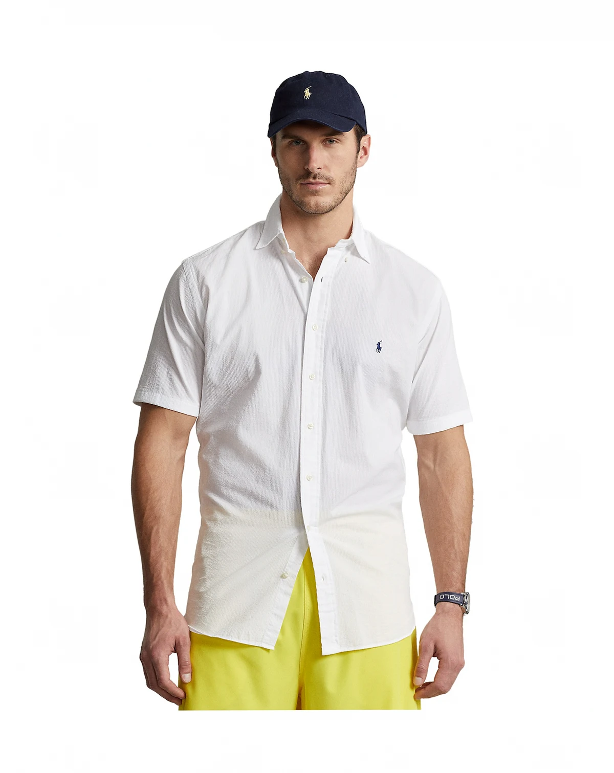 Men's Big & Tall Seersucker Shirt